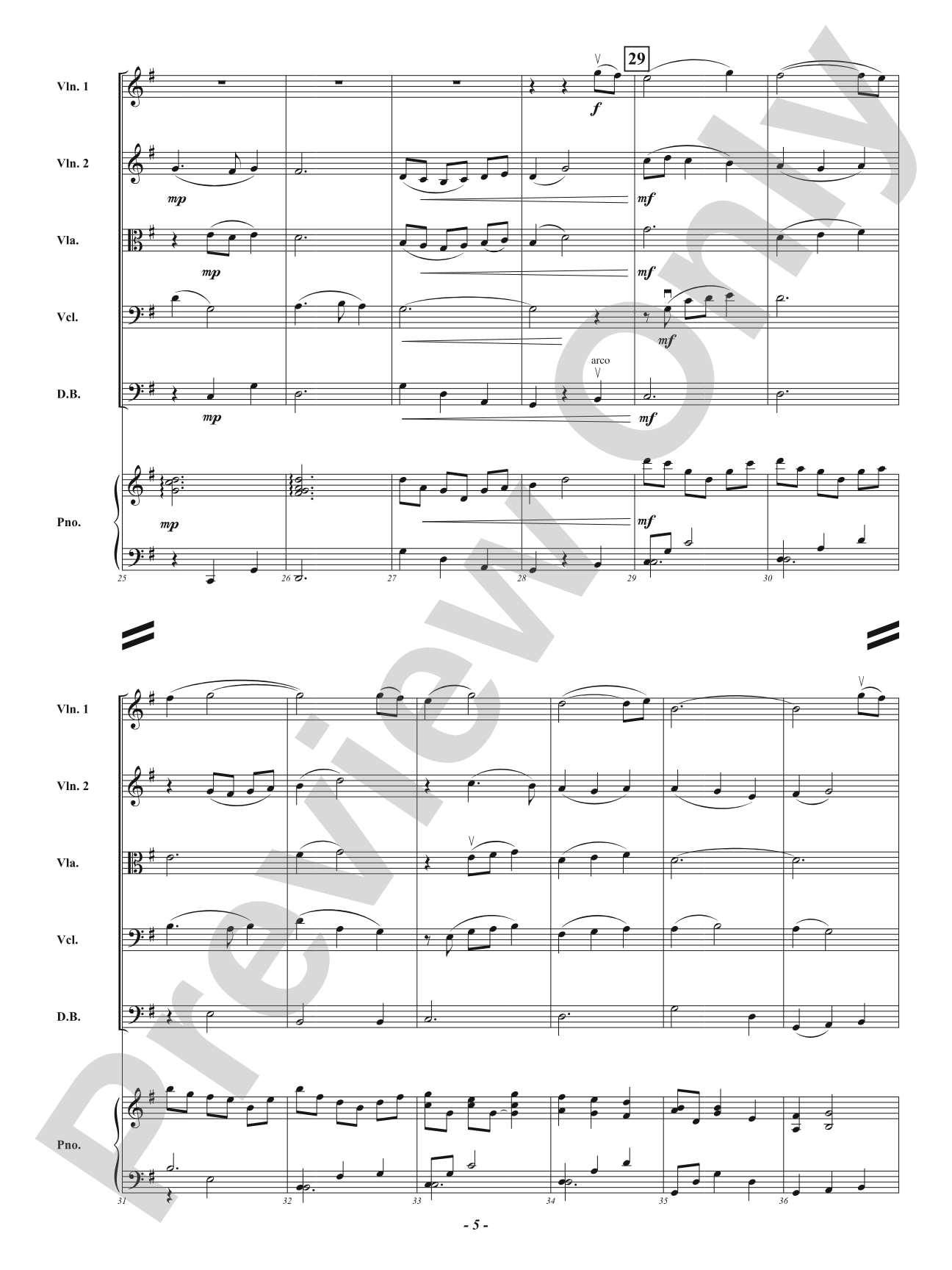 Infinite Ripples: String Orchestra Conductor Score & Parts