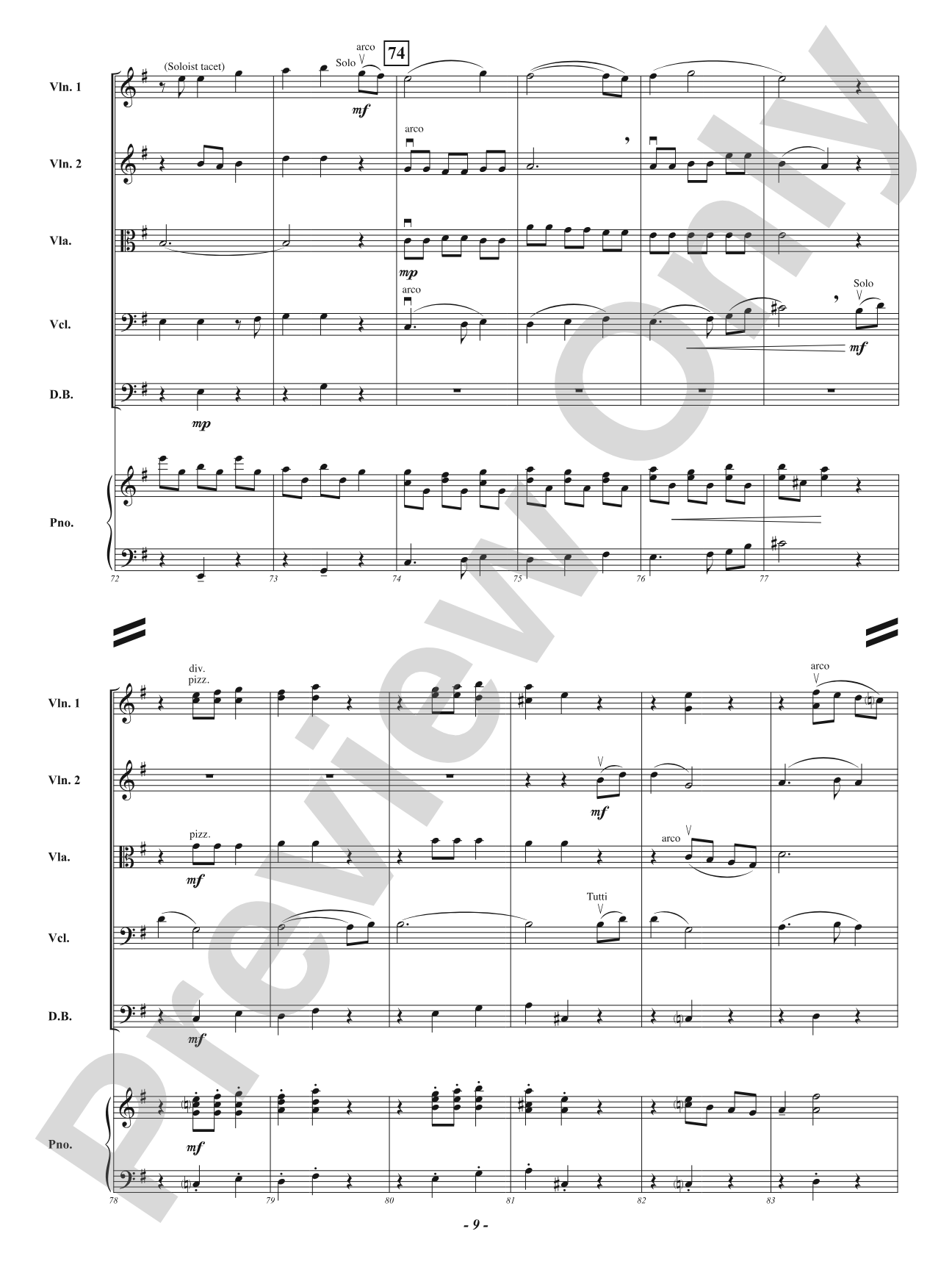 Infinite Ripples: String Orchestra Conductor Score & Parts