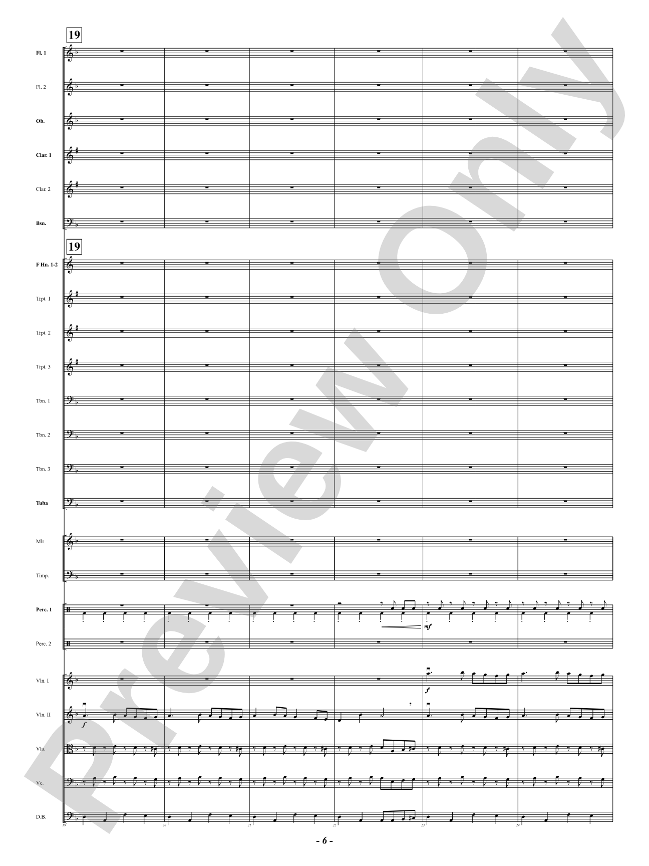 Luna's Diversion: Full Orchestra Conductor Score & Parts