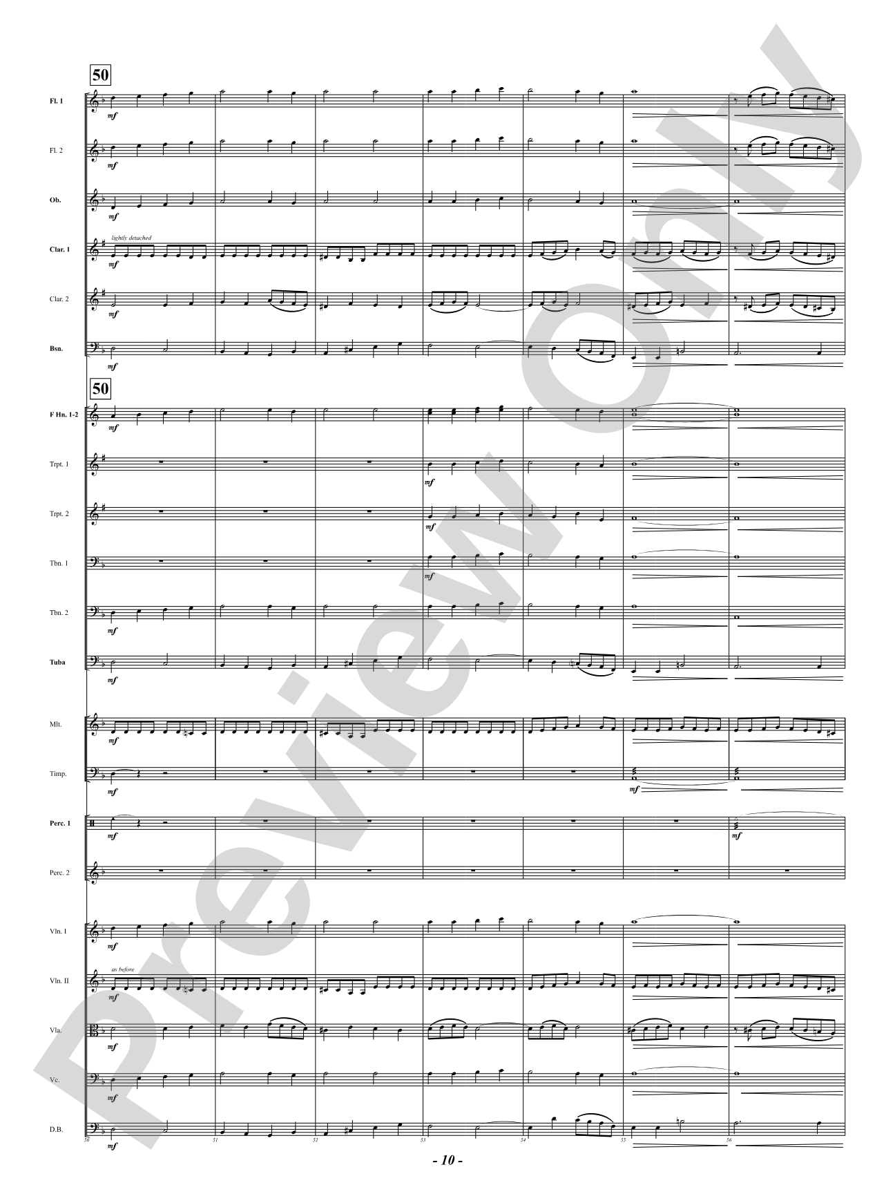 Chorale Prelude: Let All Mortal Flesh Keep Silence: Full Orchestra Conductor Score & Parts