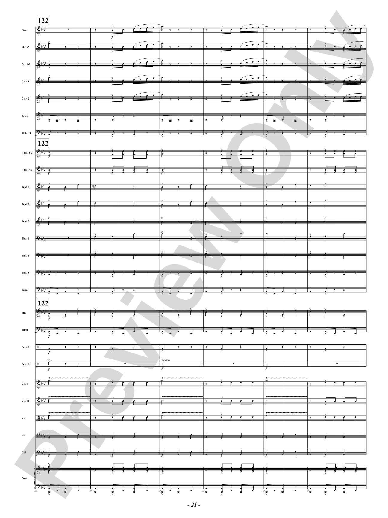 Sound the Amen: Full Orchestra Conductor Score & Parts