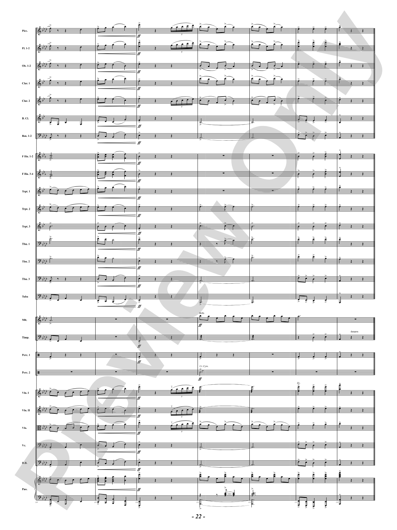 Sound the Amen: Full Orchestra Conductor Score & Parts