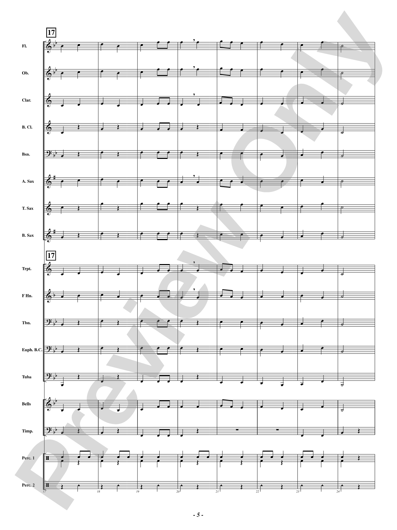 Topsail March: Concert Band Conductor Score & Parts