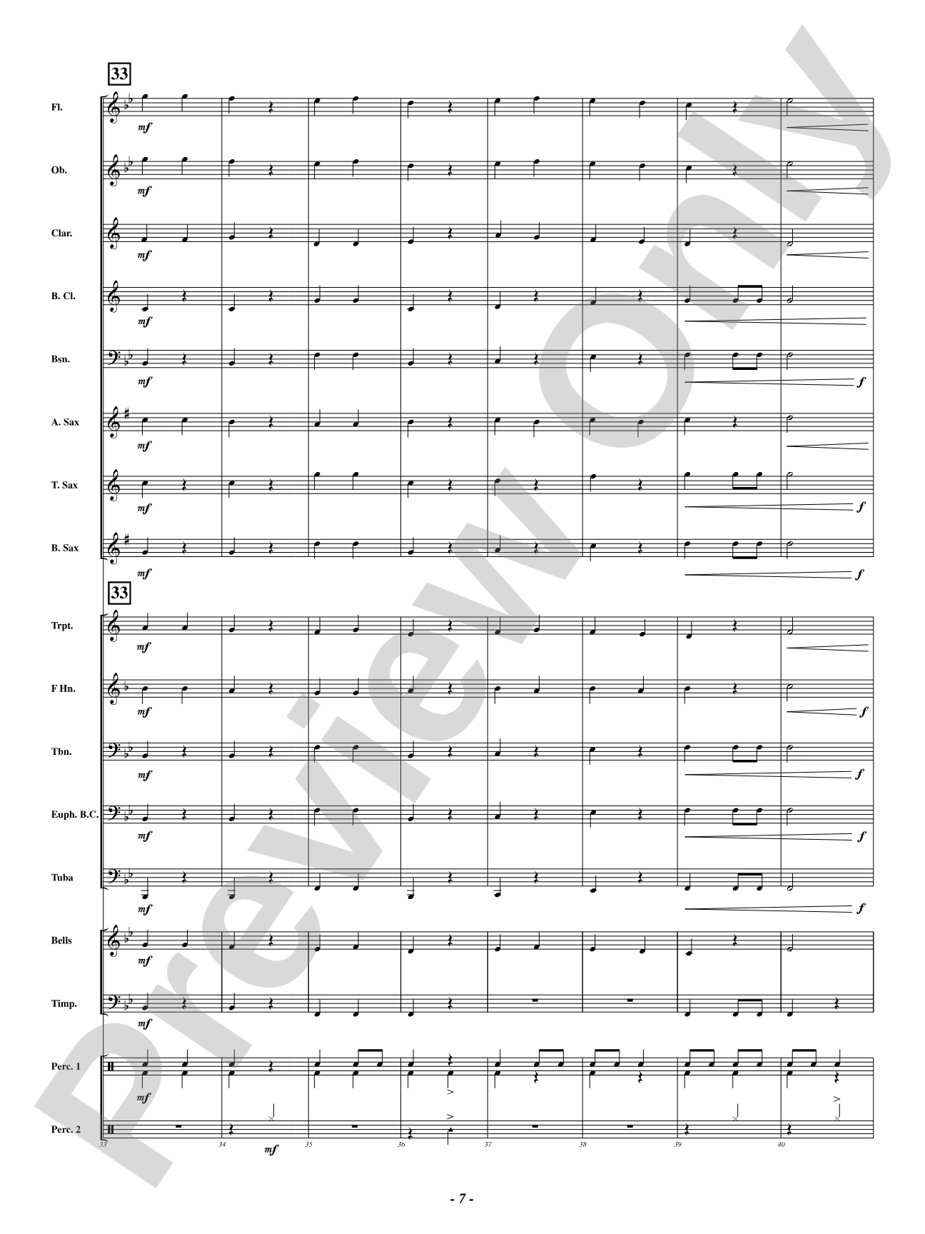 Topsail March: Concert Band Conductor Score & Parts