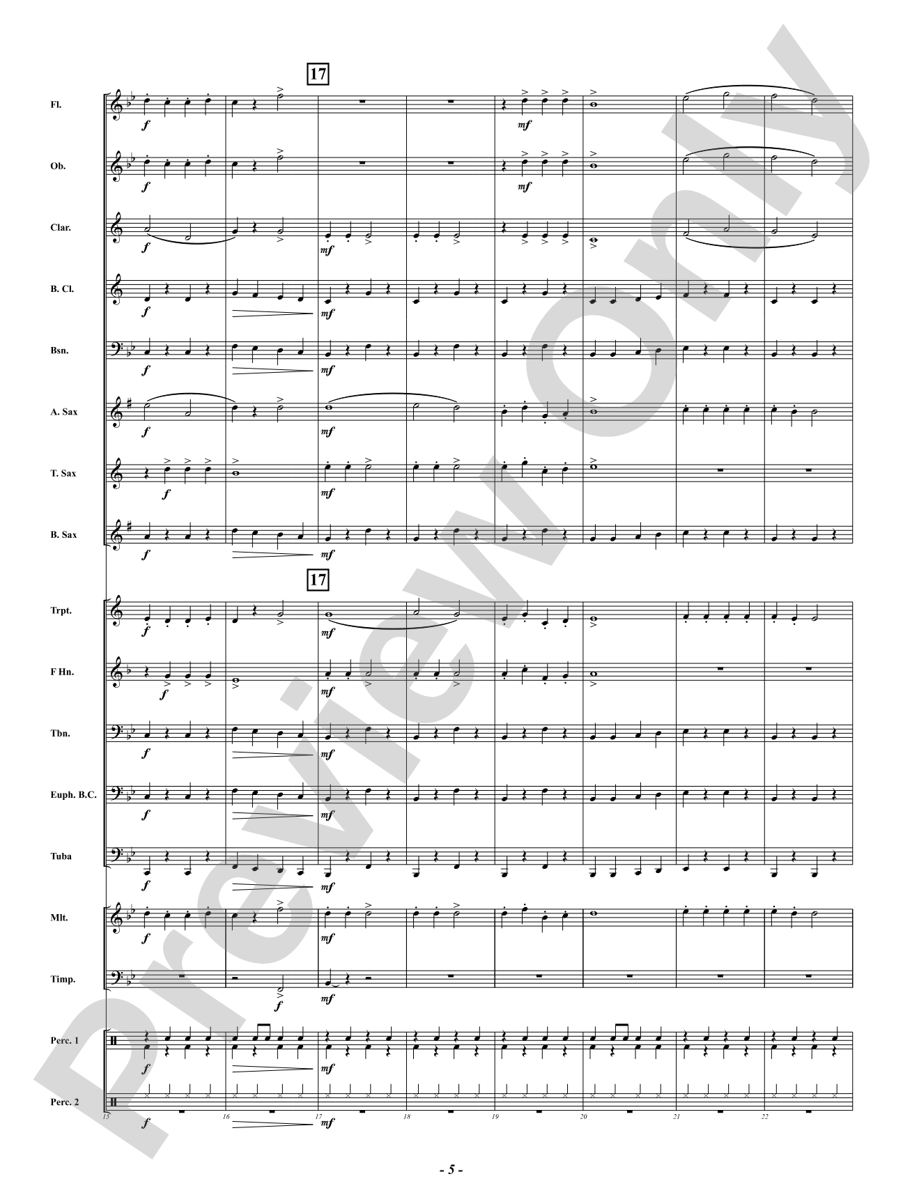 Beethoven Chrismix: Concert Band Conductor Score & Parts