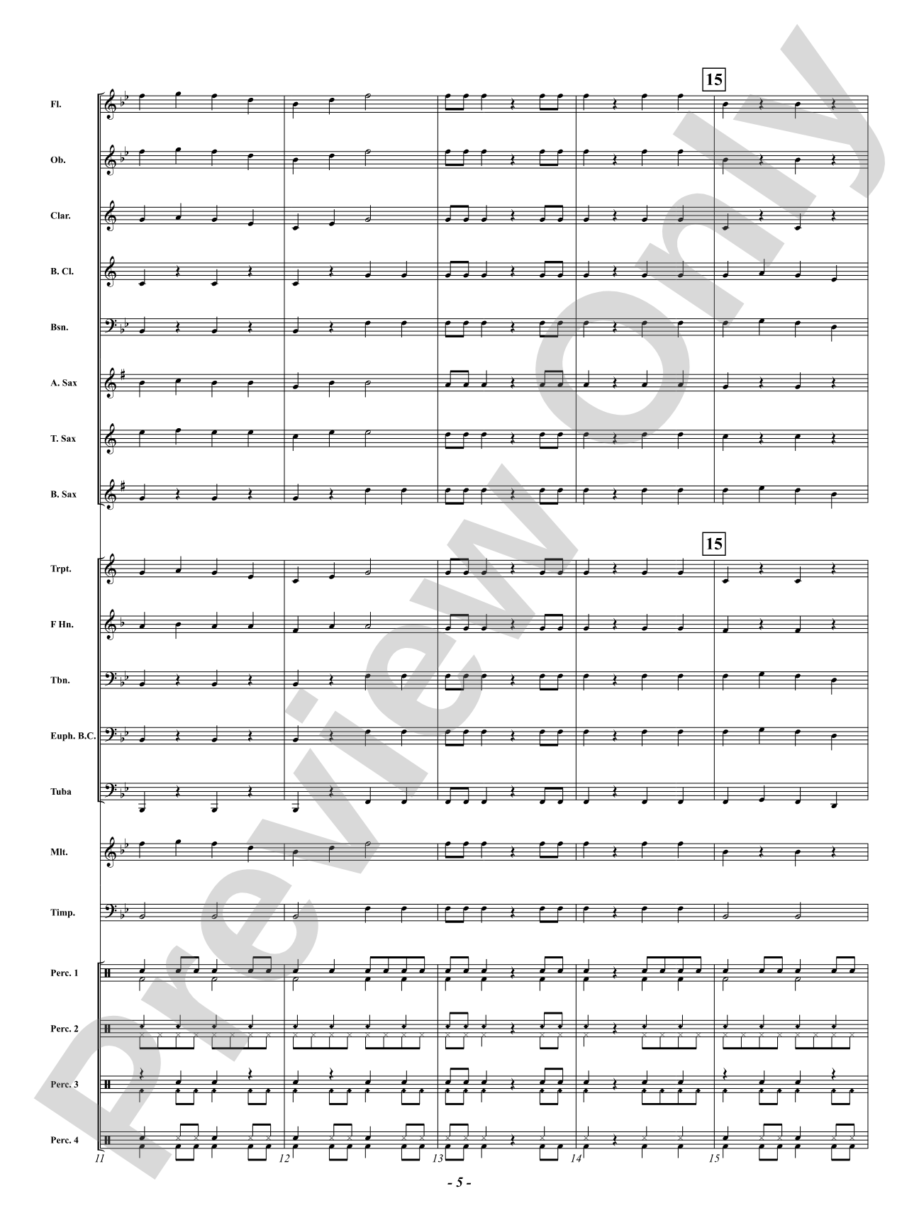 Ho-Ho-Ho, Cha-Cha-Cha!: Concert Band Conductor Score & Parts