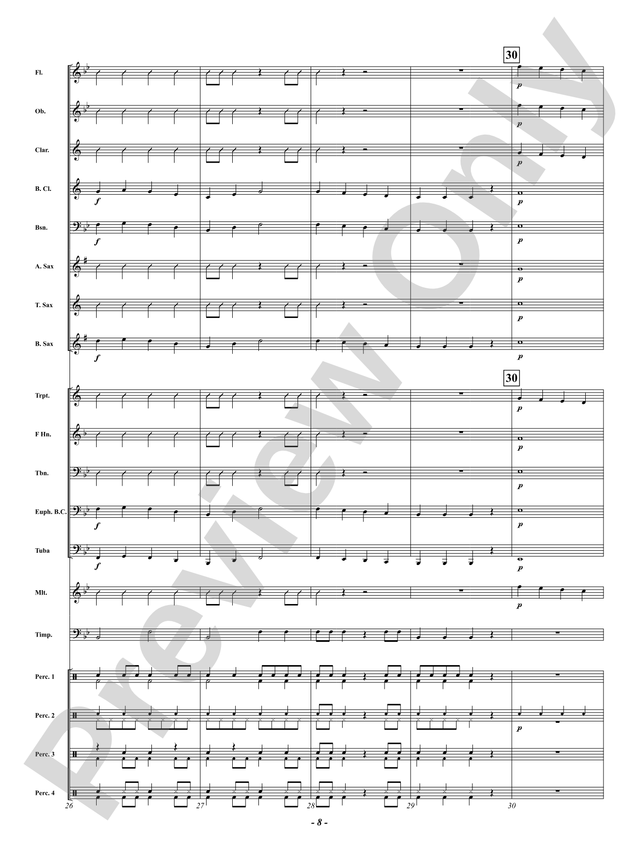 Ho-Ho-Ho, Cha-Cha-Cha!: Concert Band Conductor Score & Parts