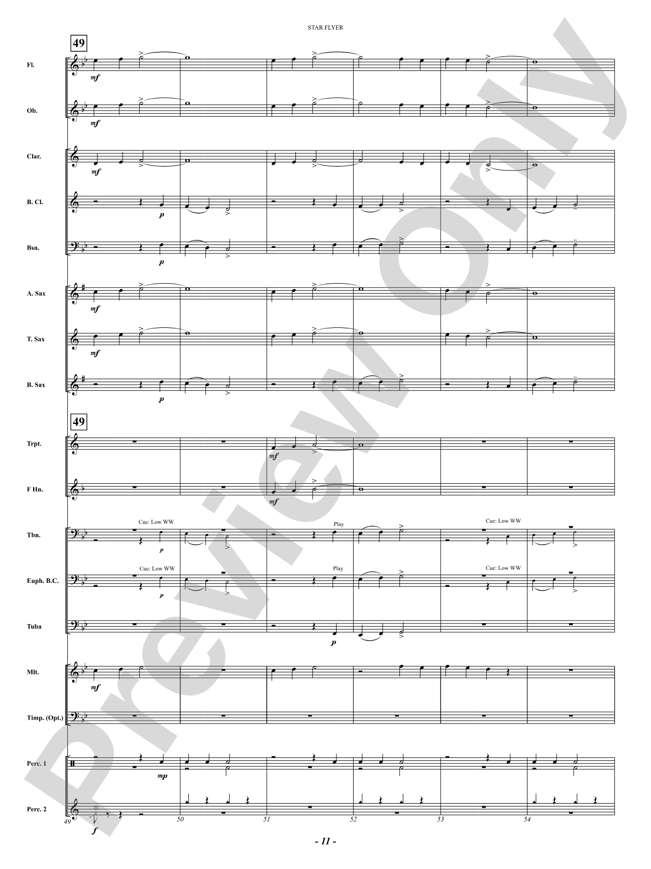 Star Flyer: Concert Band Conductor Score & Parts
