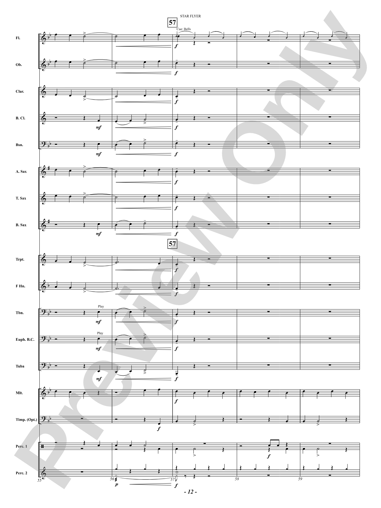 Star Flyer: Concert Band Conductor Score & Parts