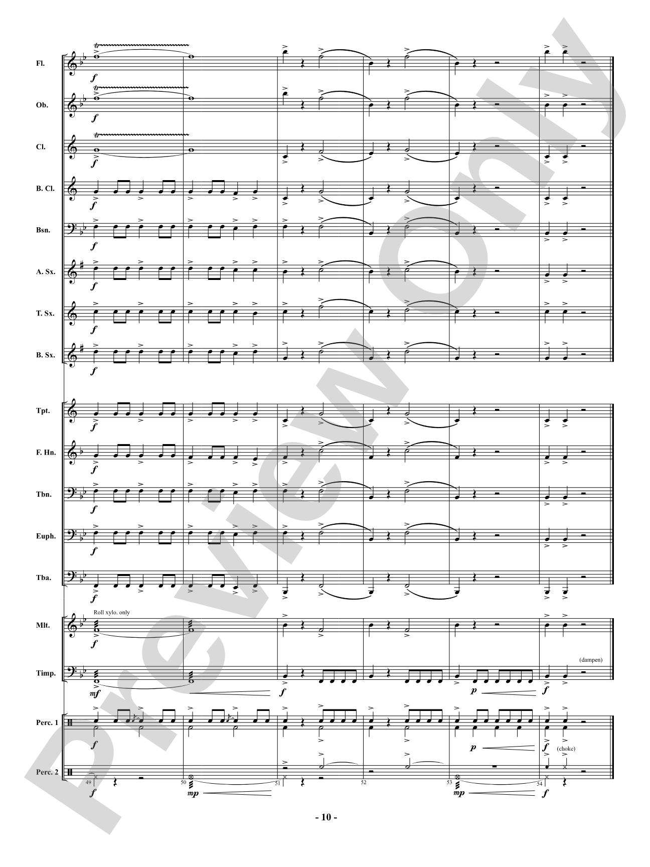 Point of Departure: Concert Band Conductor Score & Parts