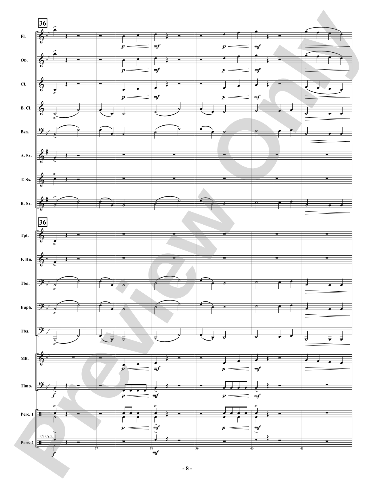Point of Departure: Concert Band Conductor Score & Parts