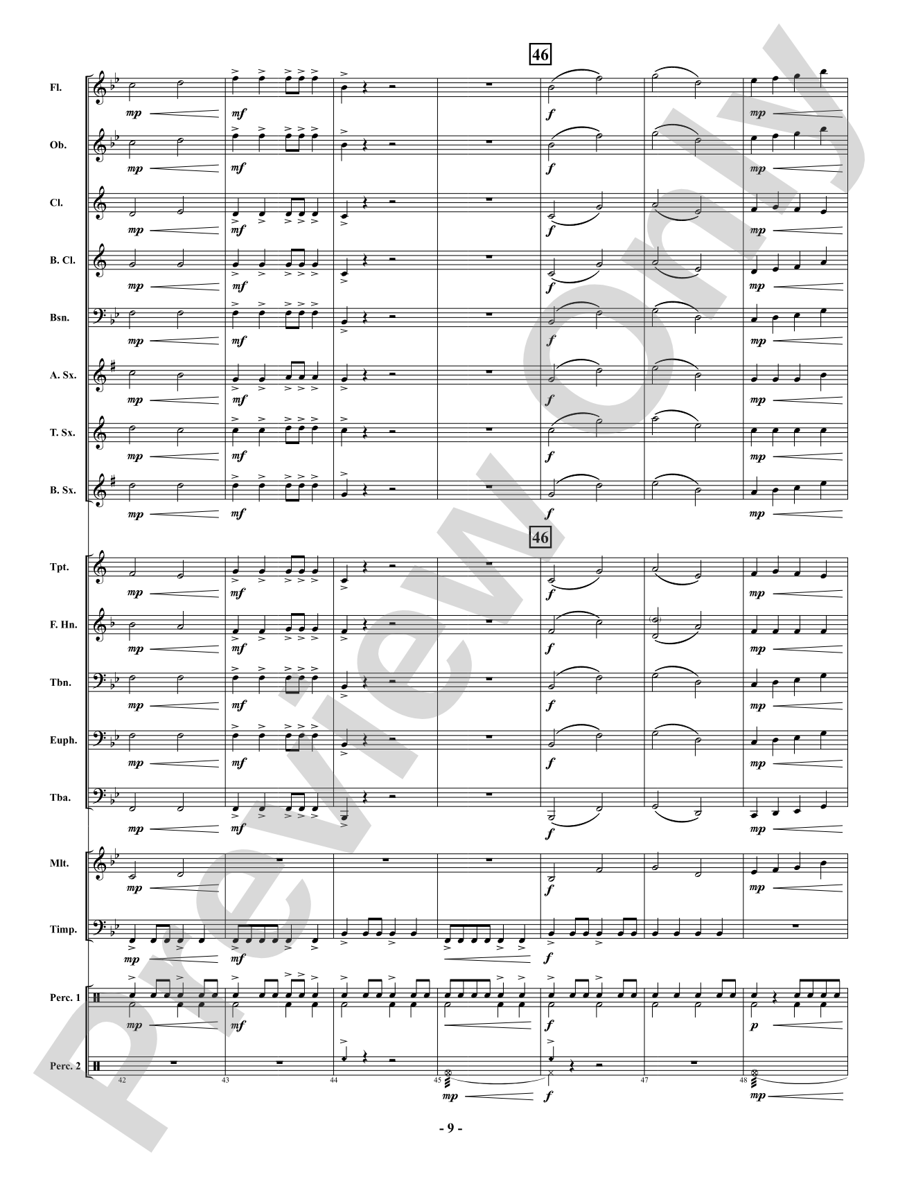 Point of Departure: Concert Band Conductor Score & Parts