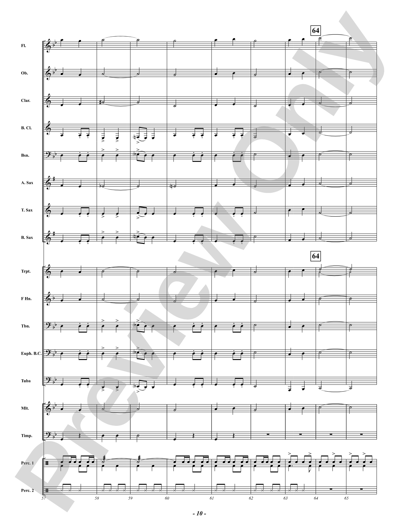 Catacombs: Concert Band Conductor Score & Parts