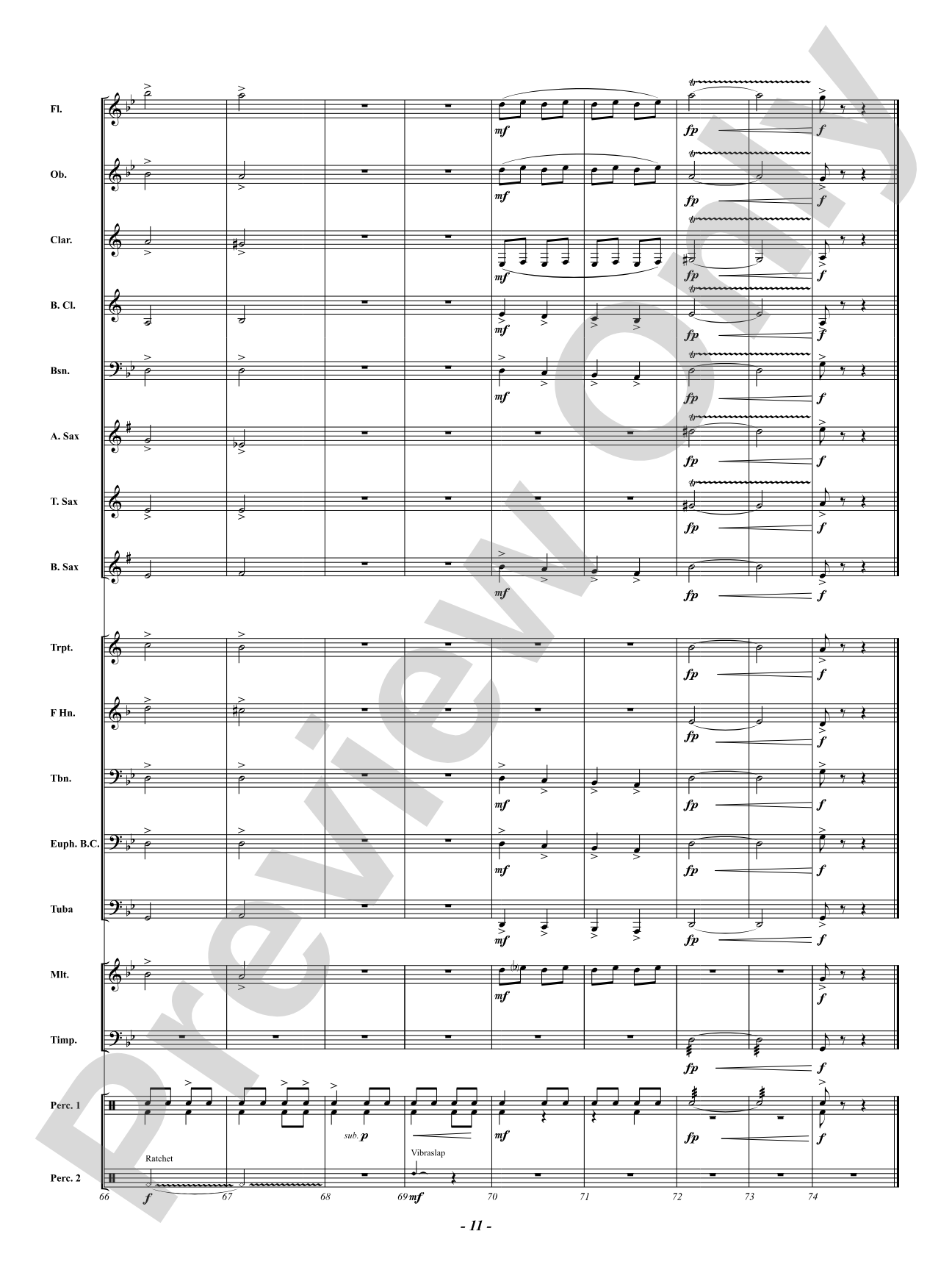 Catacombs: Concert Band Conductor Score & Parts