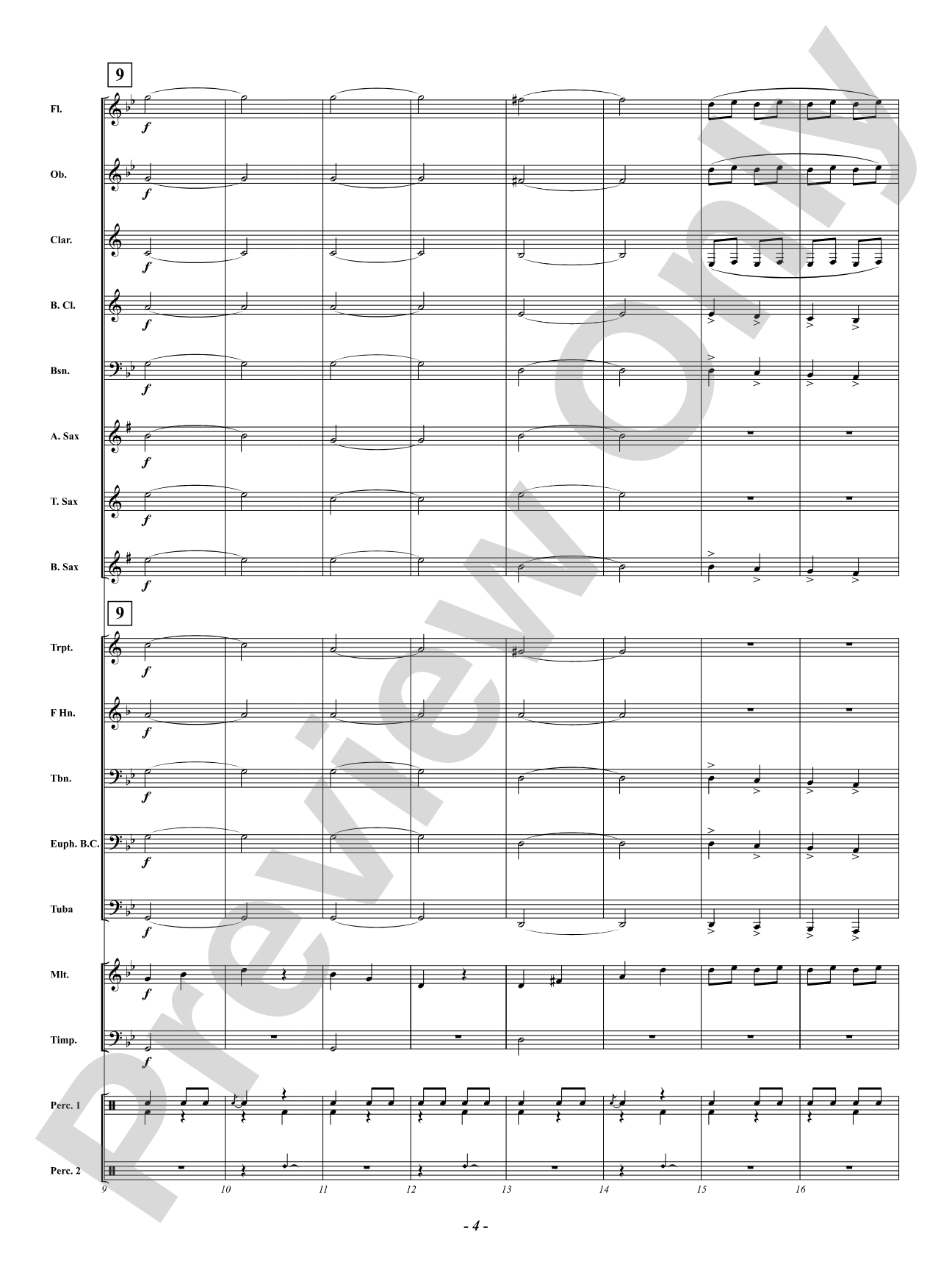 Catacombs: Concert Band Conductor Score & Parts
