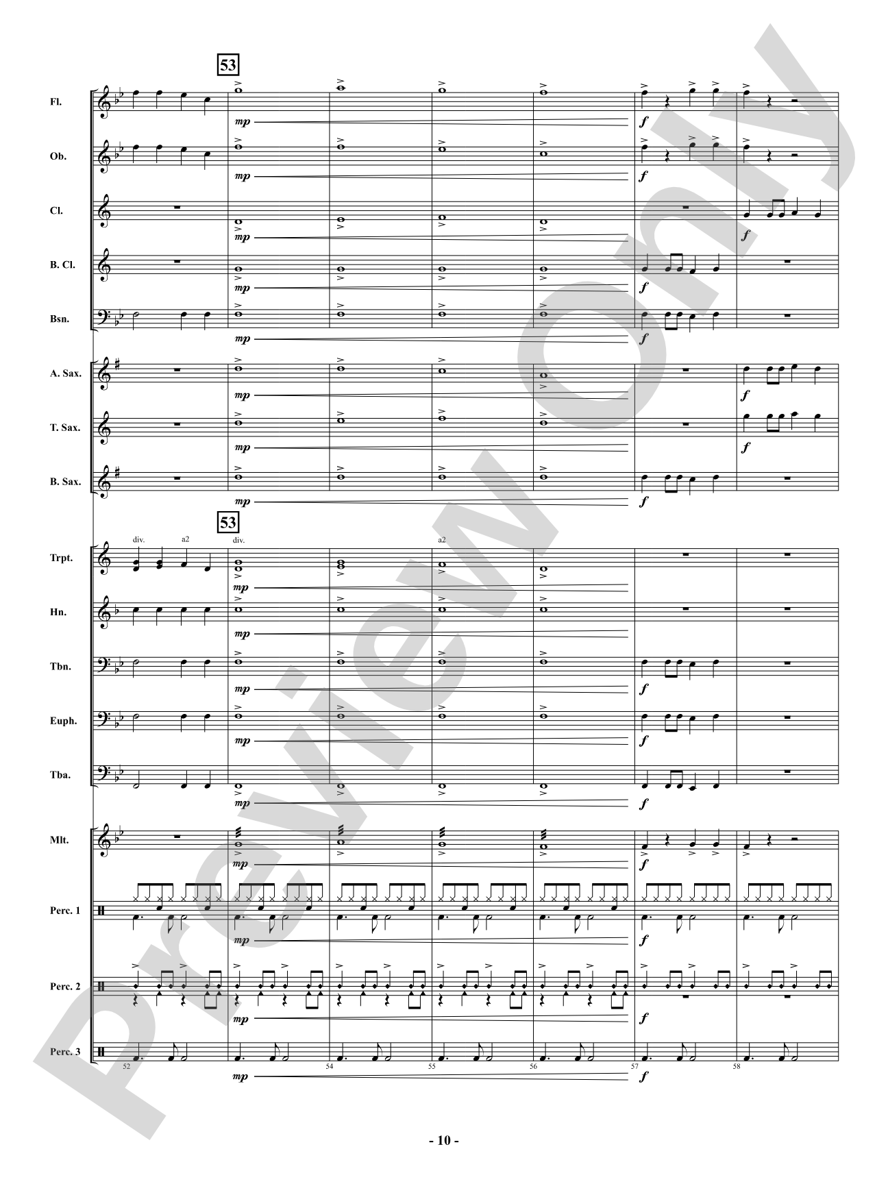 Hard Rock Jingle: Concert Band Conductor Score & Parts