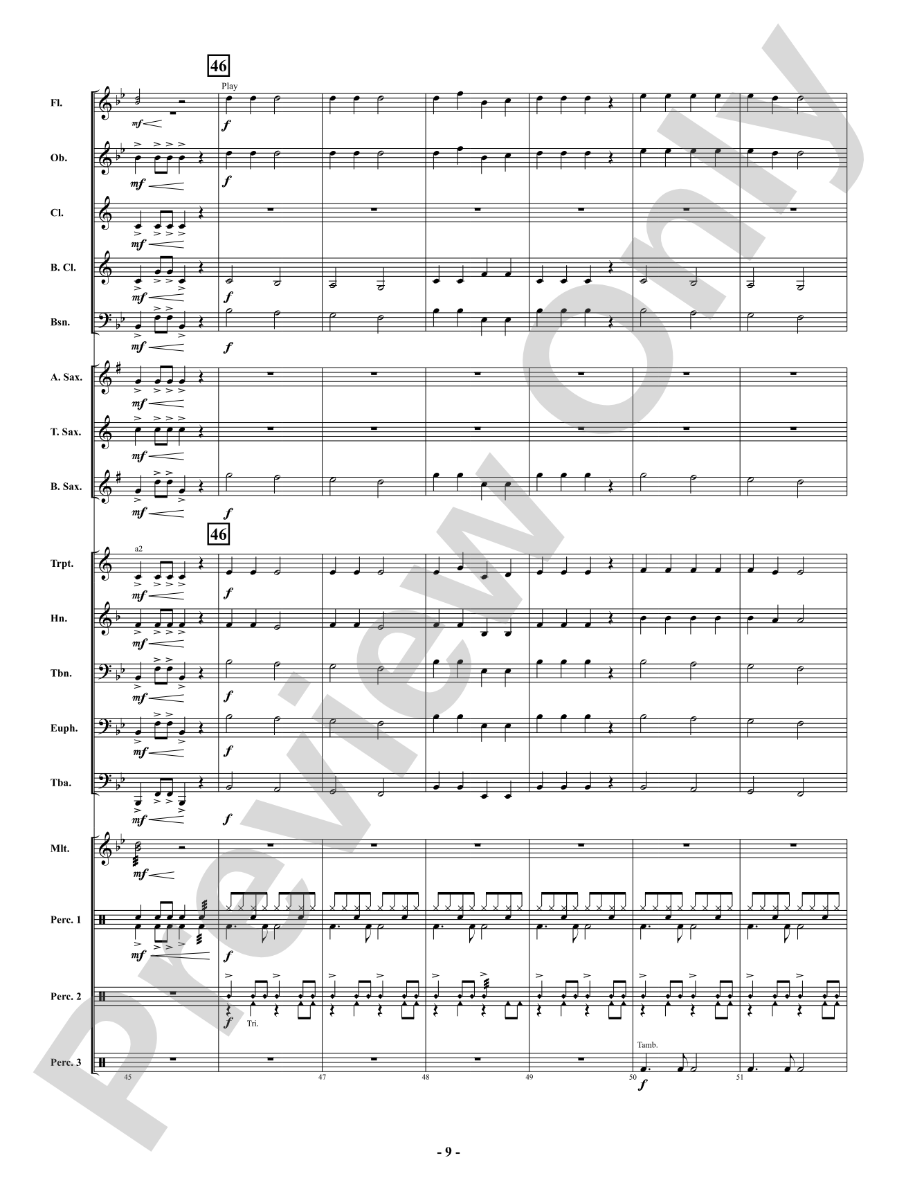 Hard Rock Jingle: Concert Band Conductor Score & Parts