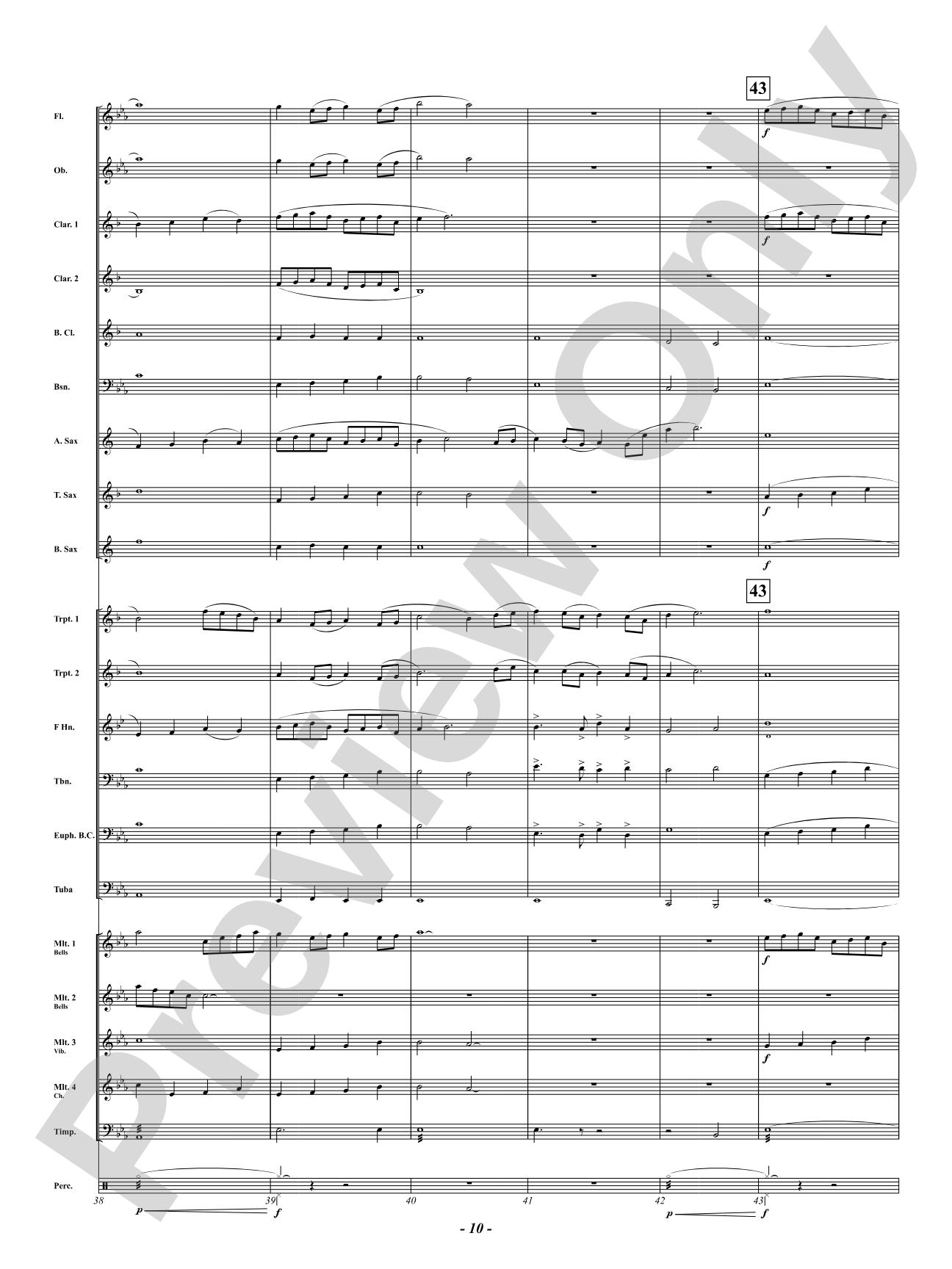 Song For The Manatees: Concert Band Conductor Score & Parts