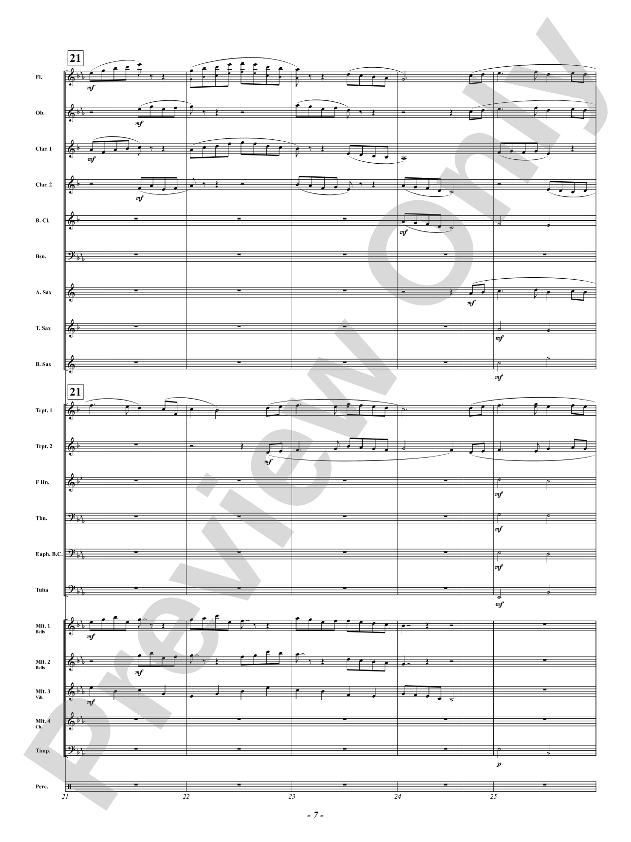 Song For The Manatees: Concert Band Conductor Score & Parts