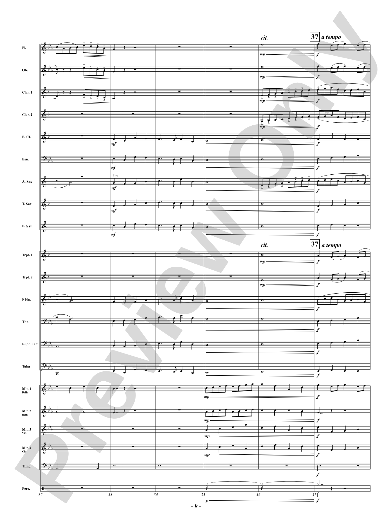 Song For The Manatees: Concert Band Conductor Score & Parts