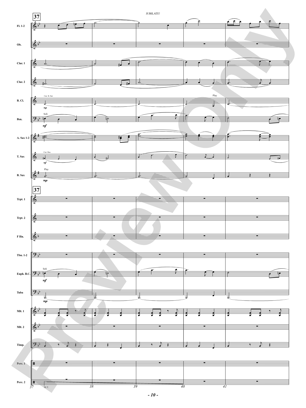 Jubilate! (A Fanfare for Joy): Score