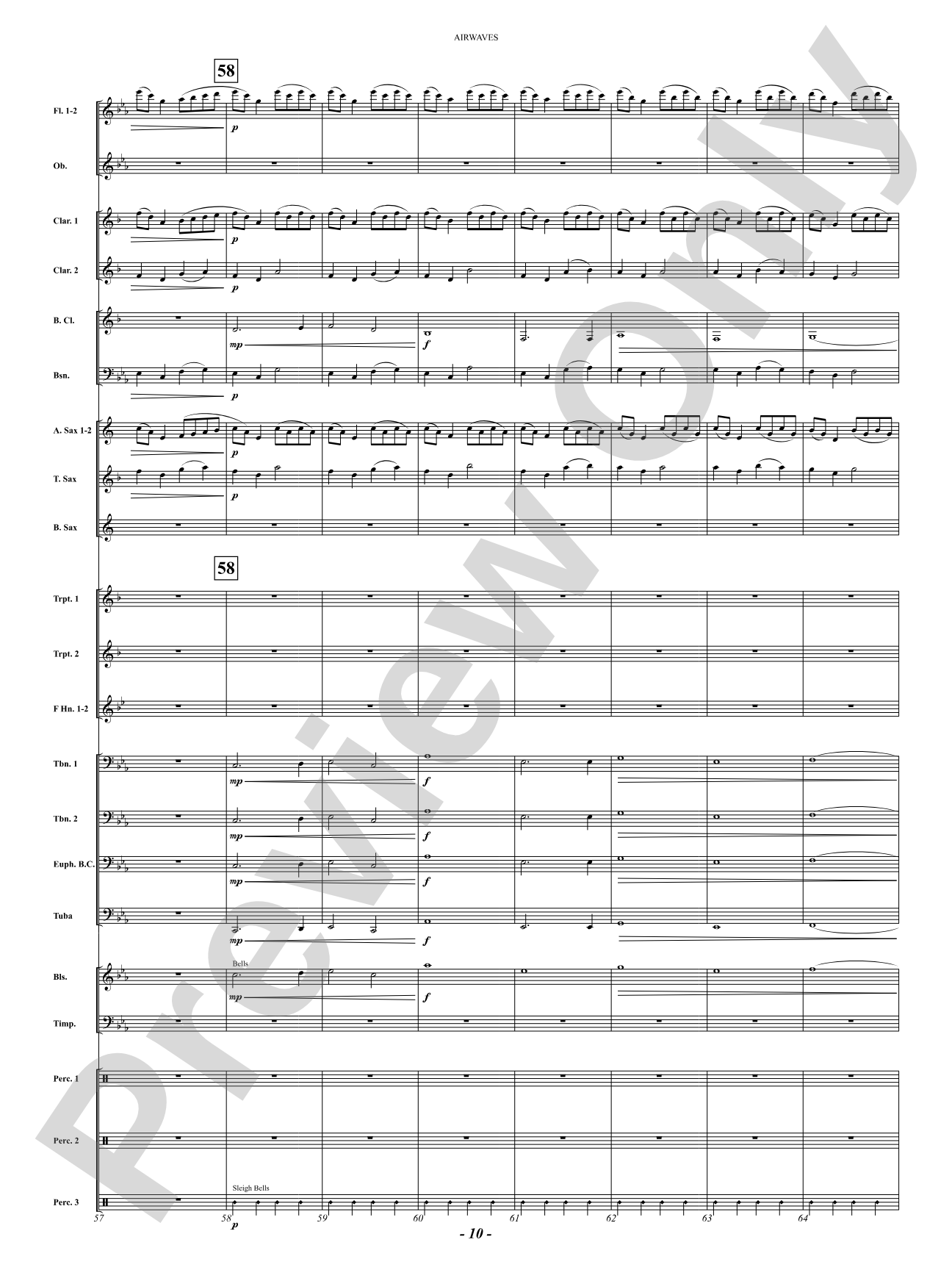 Airwaves: Concert Band Conductor Score & Parts