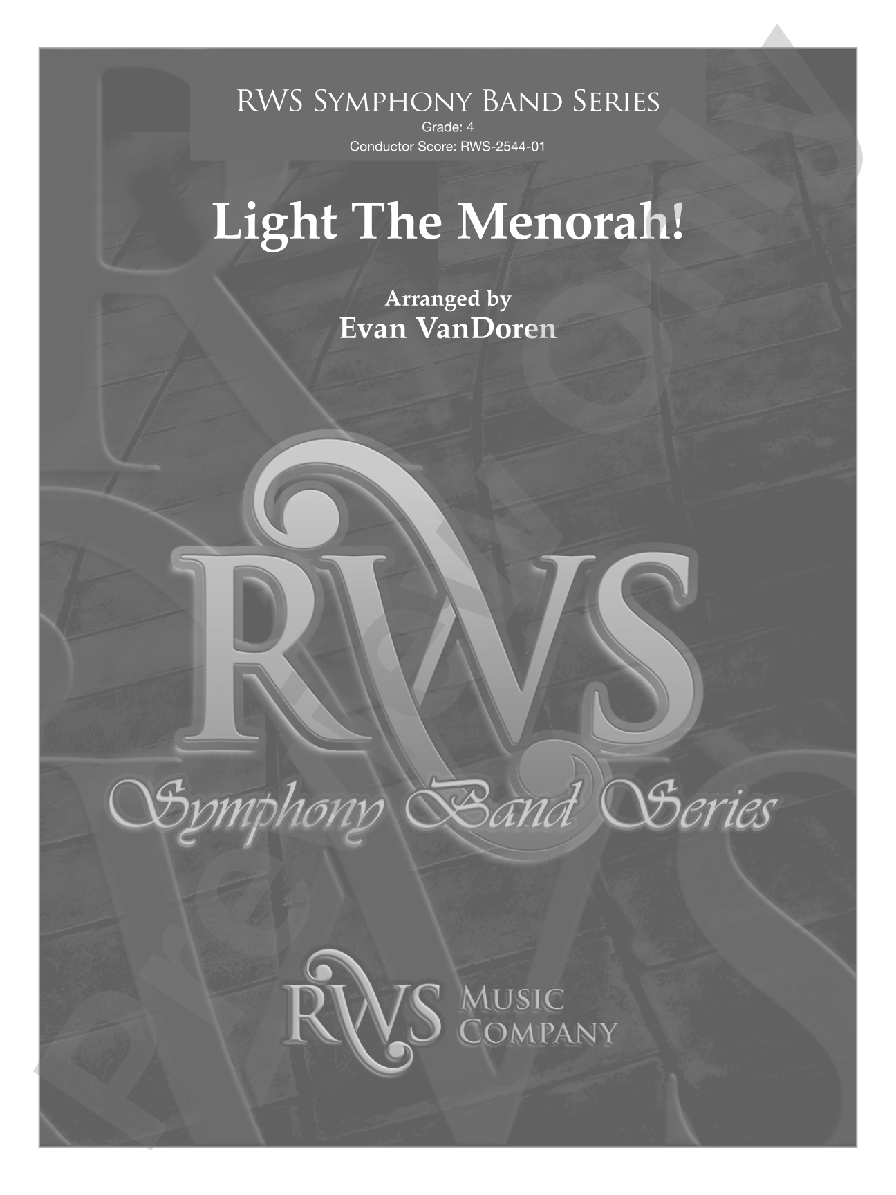 Light The Menorah!: Concert Band Conductor Score & Parts