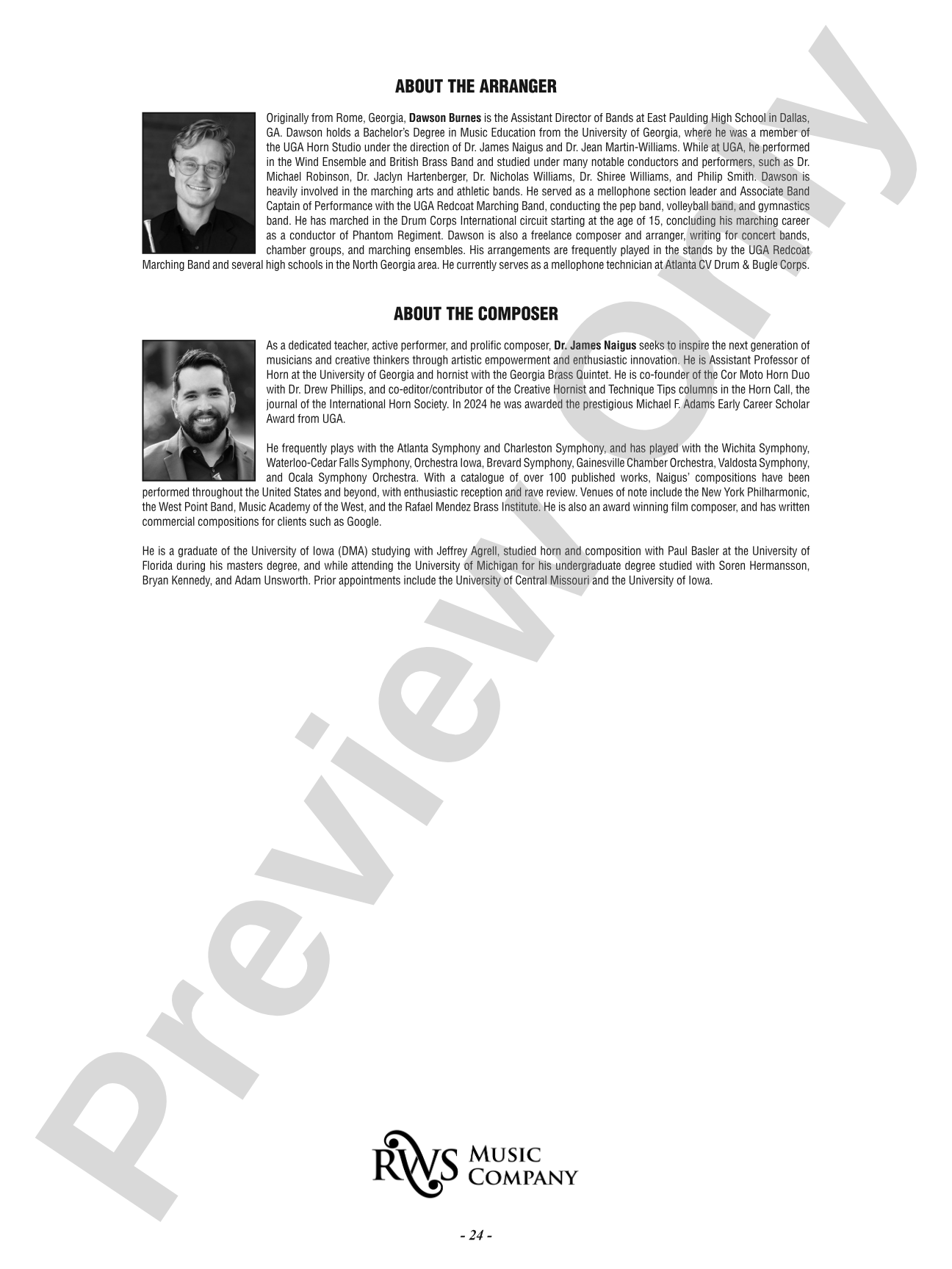 Aileron: Concert Band Conductor Score & Parts