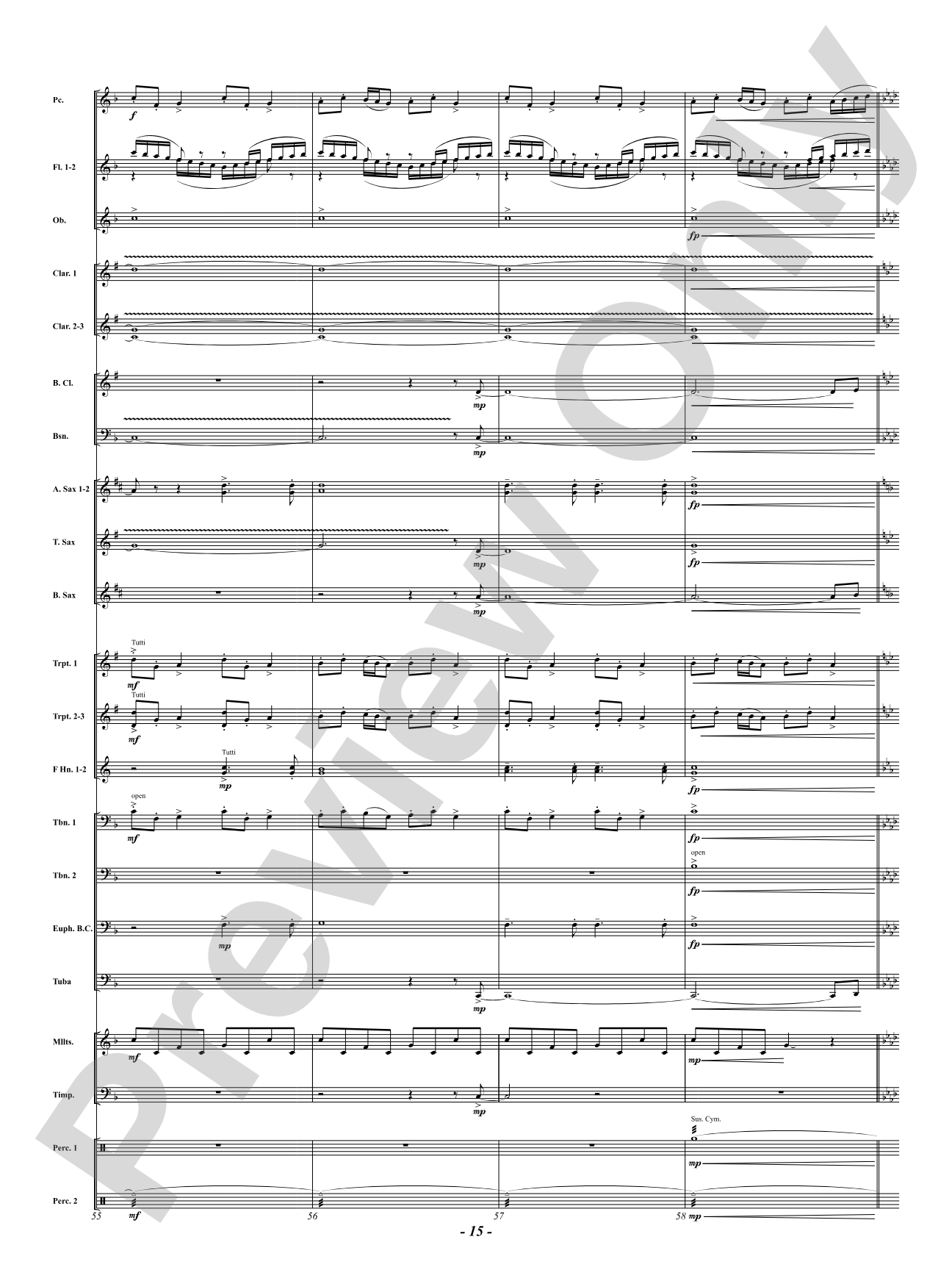 With Joyful Tidings: Concert Band Conductor Score & Parts