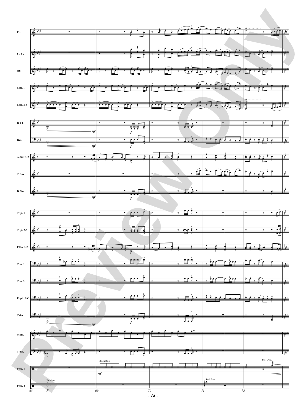 With Joyful Tidings: Concert Band Conductor Score & Parts