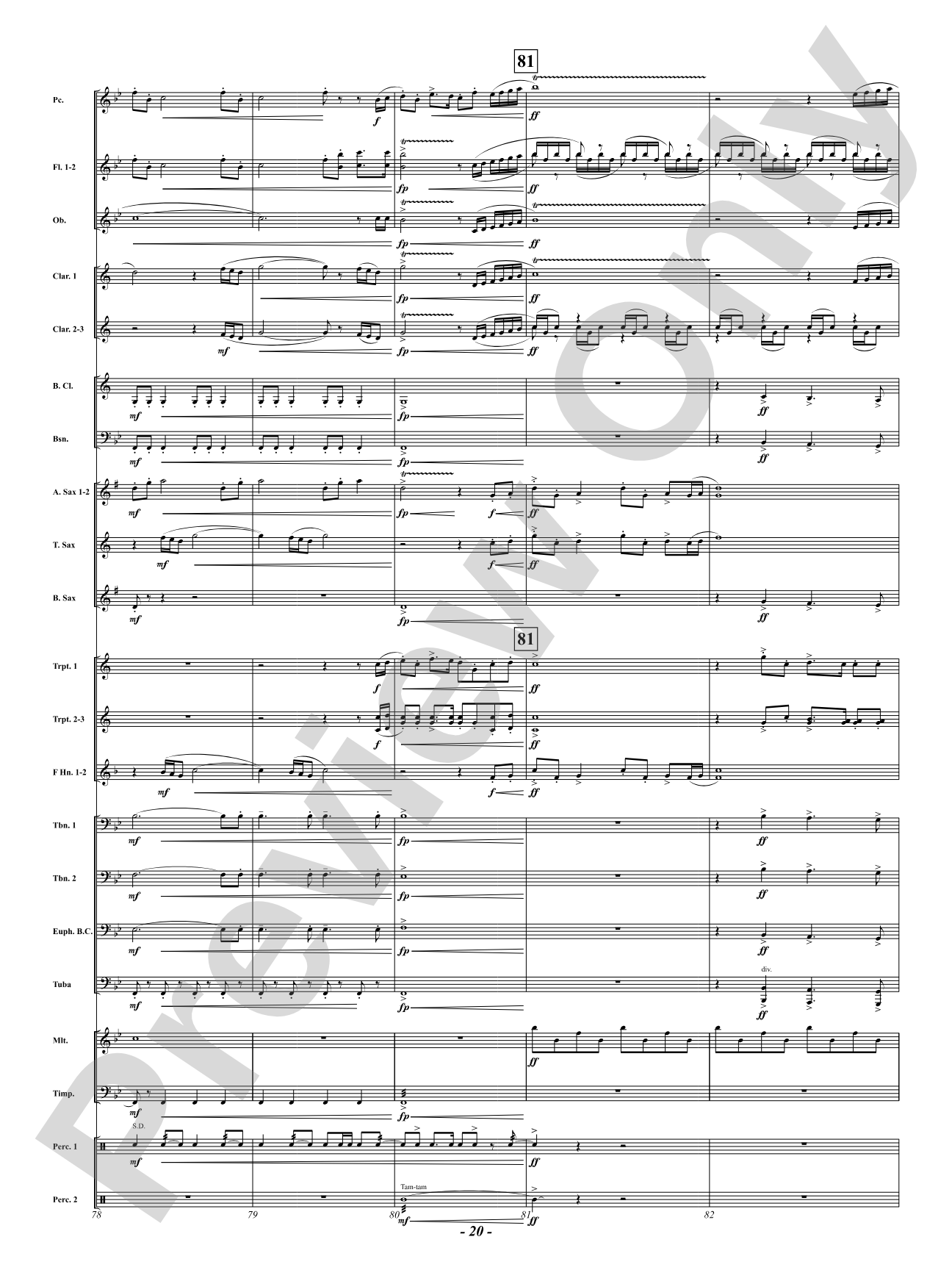 With Joyful Tidings: Concert Band Conductor Score & Parts