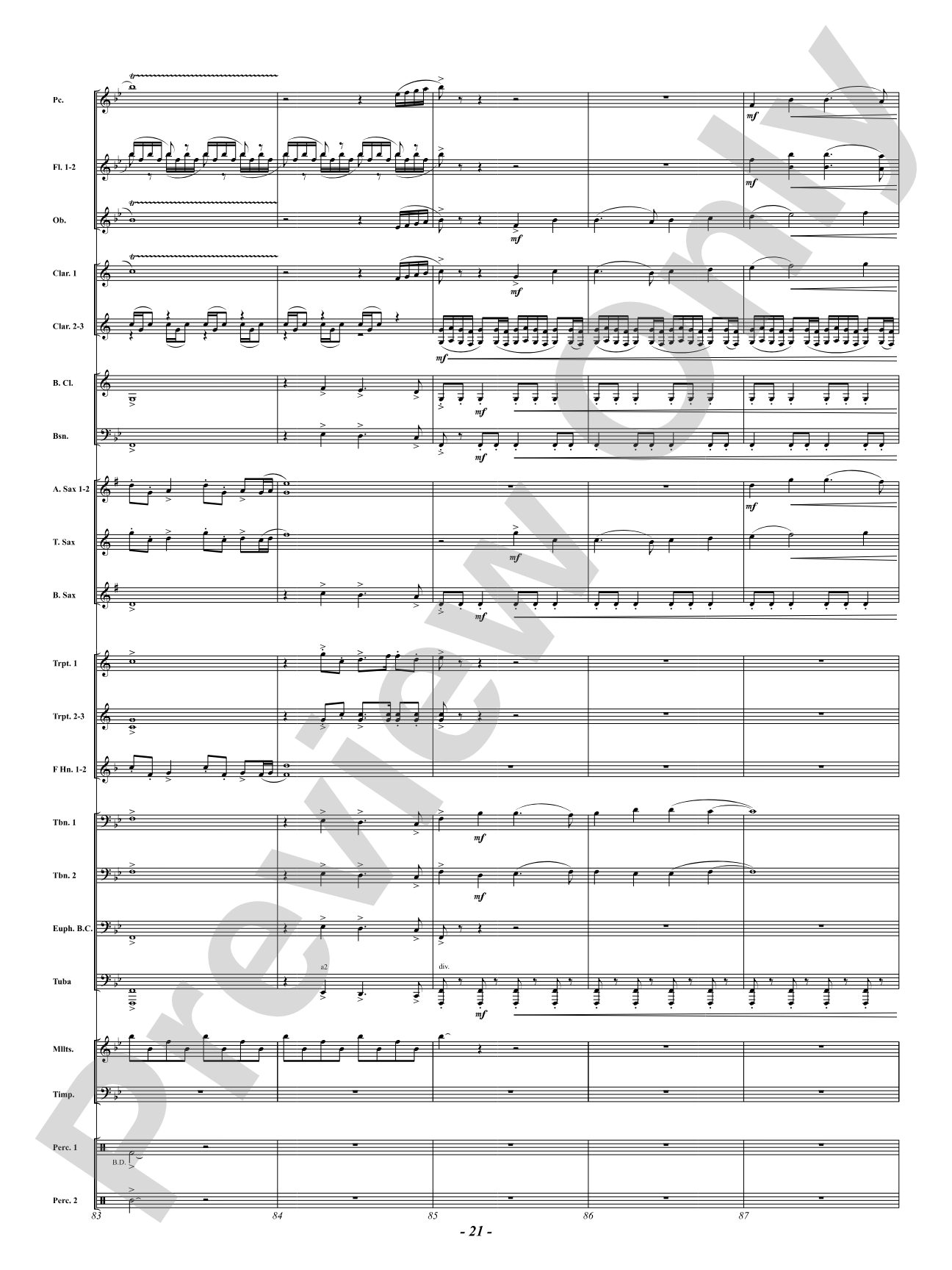 With Joyful Tidings: Concert Band Conductor Score & Parts