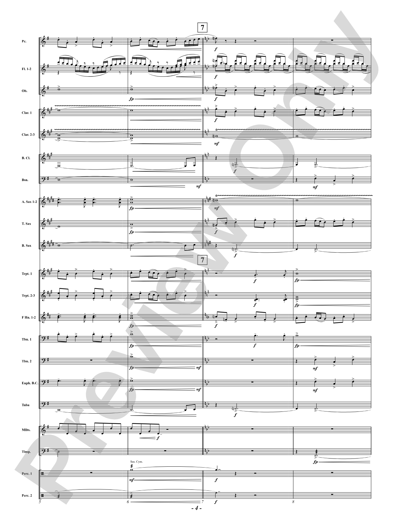 With Joyful Tidings: Concert Band Conductor Score & Parts