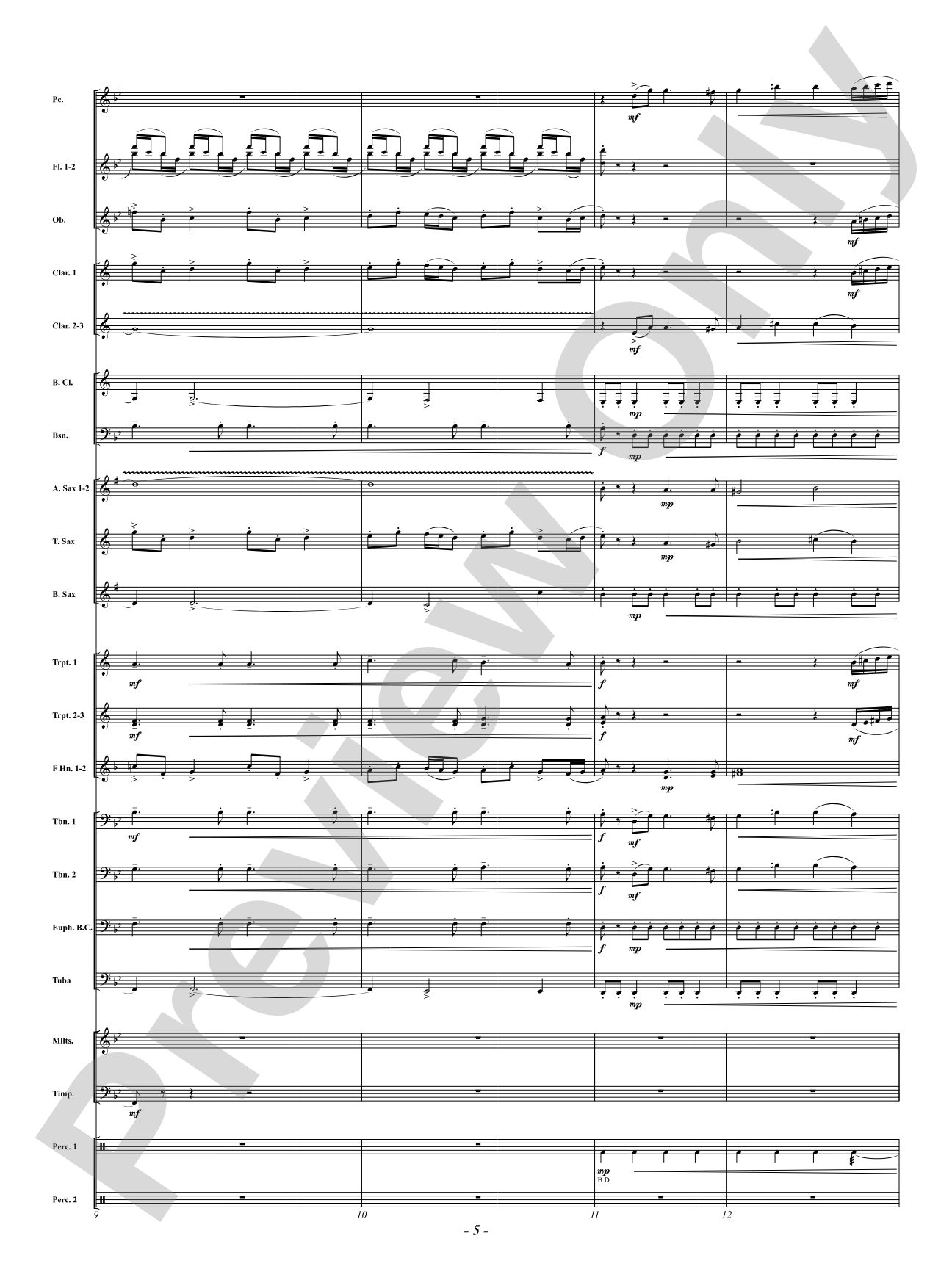 With Joyful Tidings: Concert Band Conductor Score & Parts