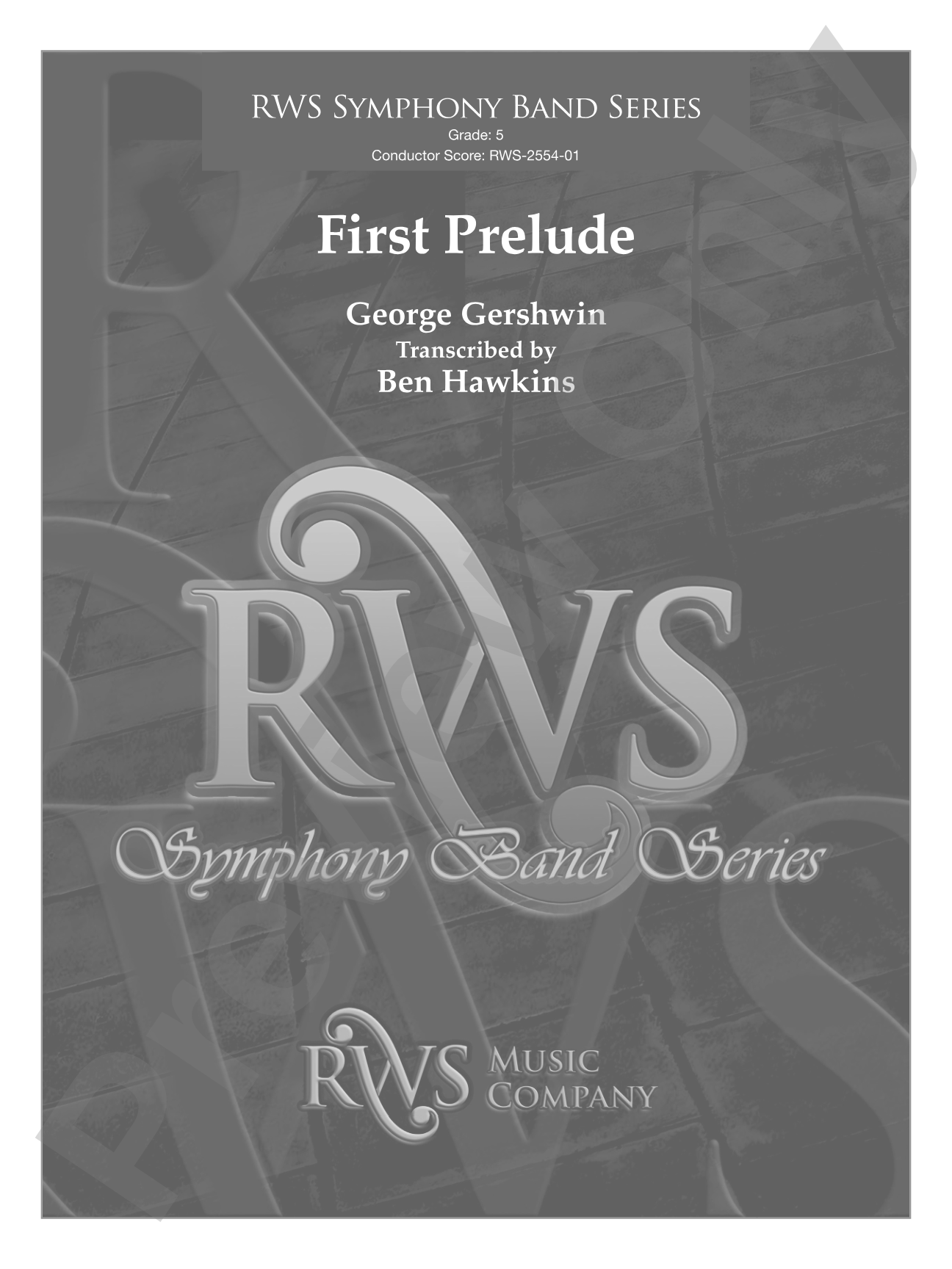 First Prelude: Concert Band Conductor Score & Parts