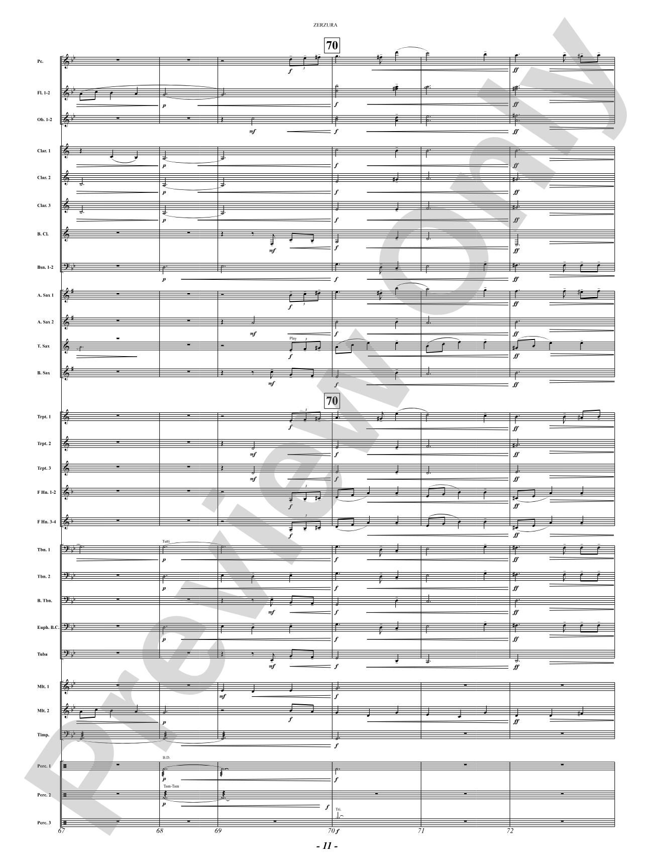 Zerzura (A Treasure Hunter's Tale): Concert Band Conductor Score & Parts