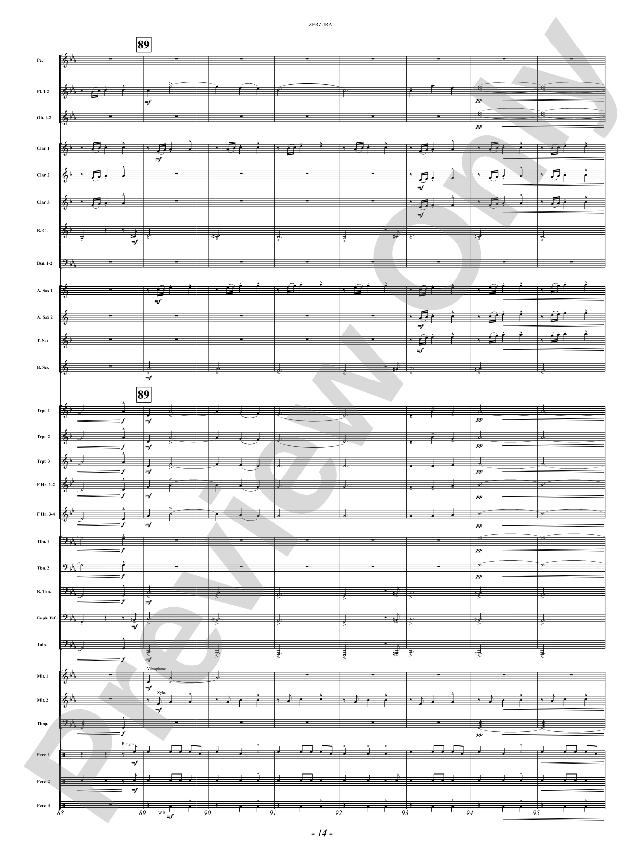 Zerzura (A Treasure Hunter's Tale): Concert Band Conductor Score & Parts