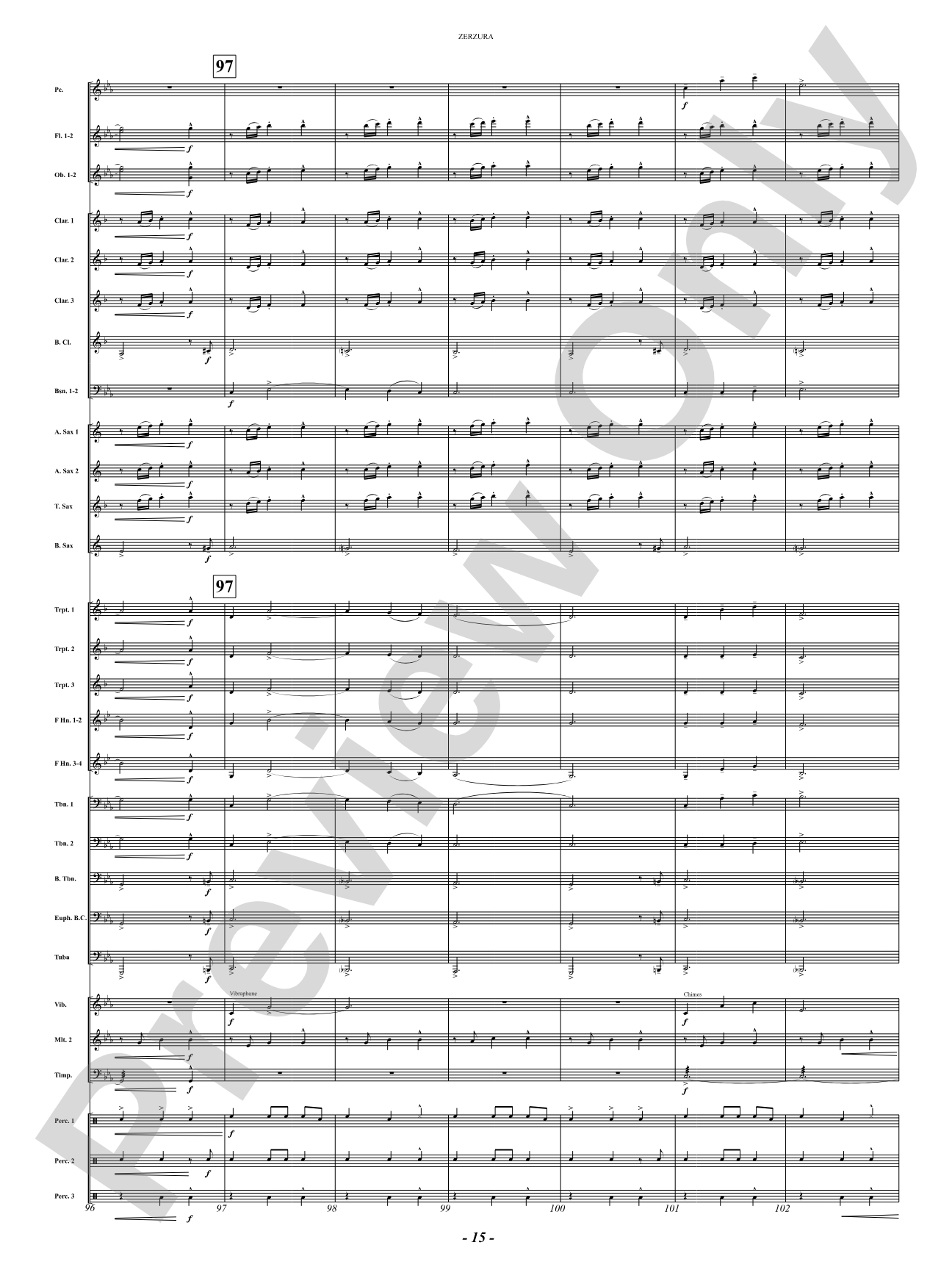 Zerzura (A Treasure Hunter's Tale): Concert Band Conductor Score & Parts