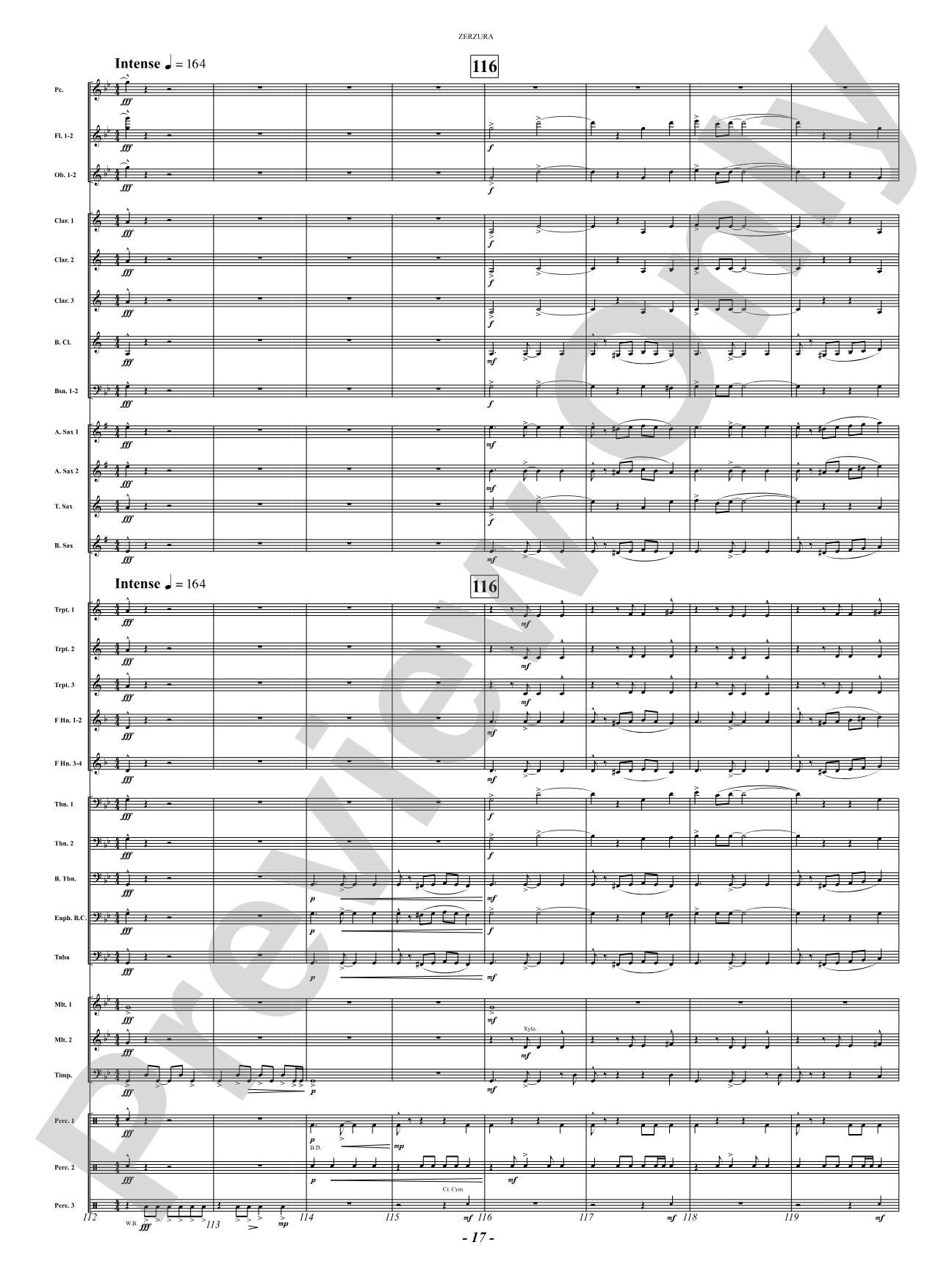Zerzura (A Treasure Hunter's Tale): Concert Band Conductor Score & Parts