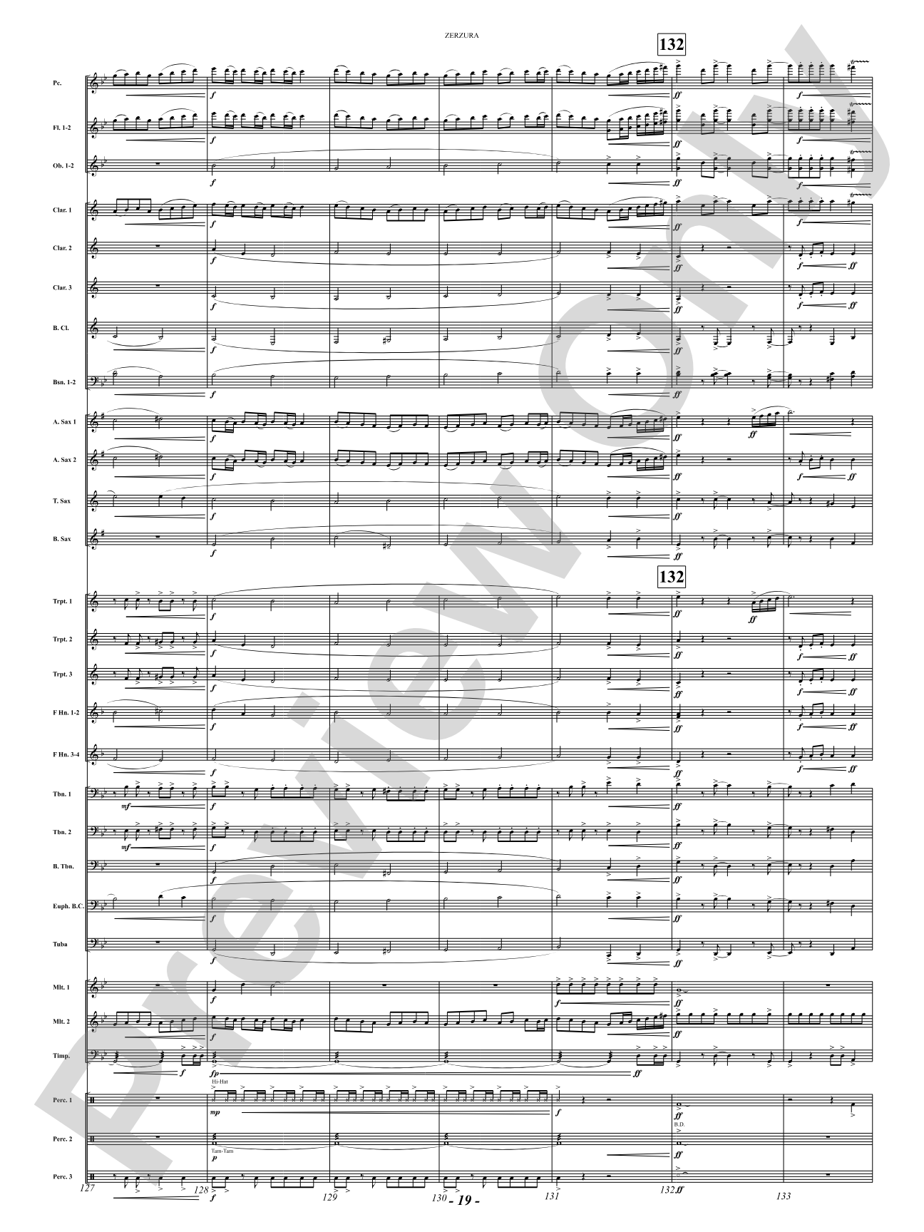 Zerzura (A Treasure Hunter's Tale): Concert Band Conductor Score & Parts