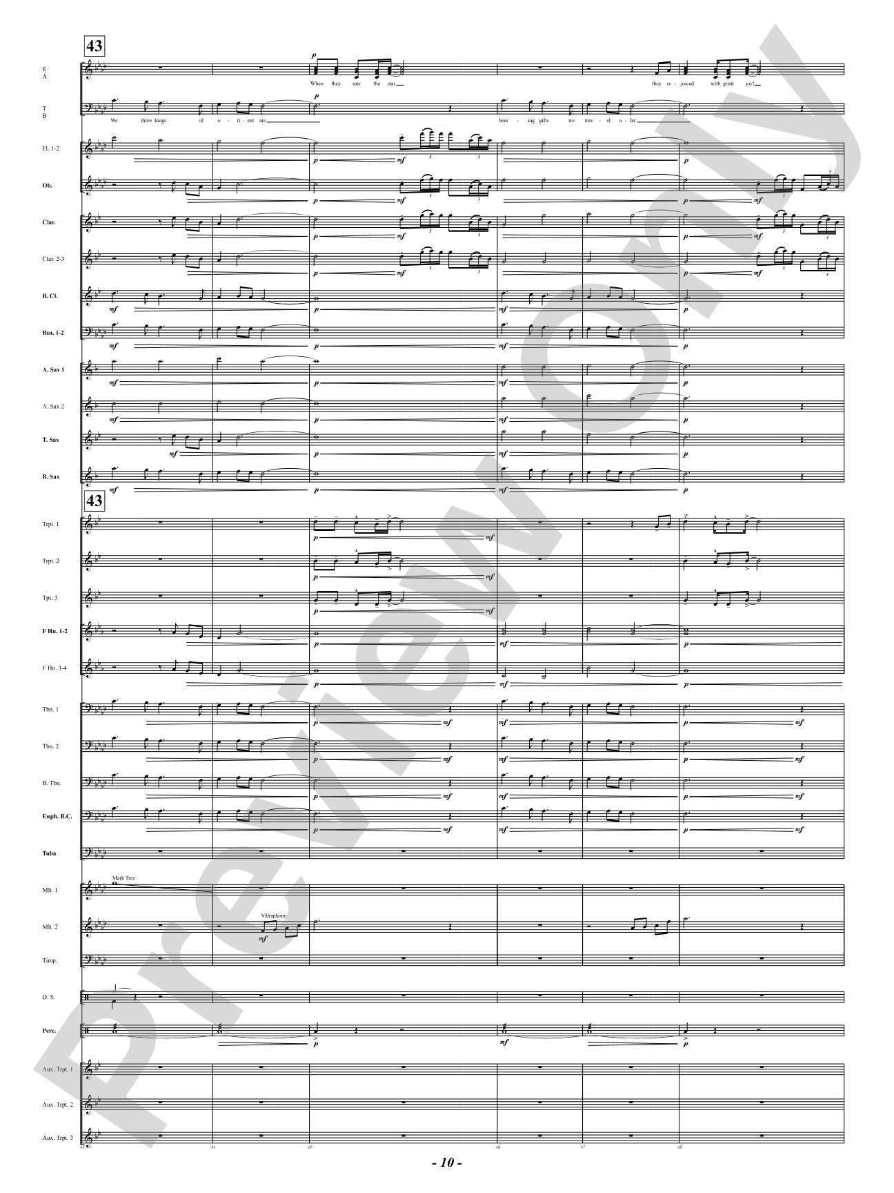 Rejoice With Exceeding Great Joy (for Concert Band and Choir): Concert Band Conductor Score & Parts