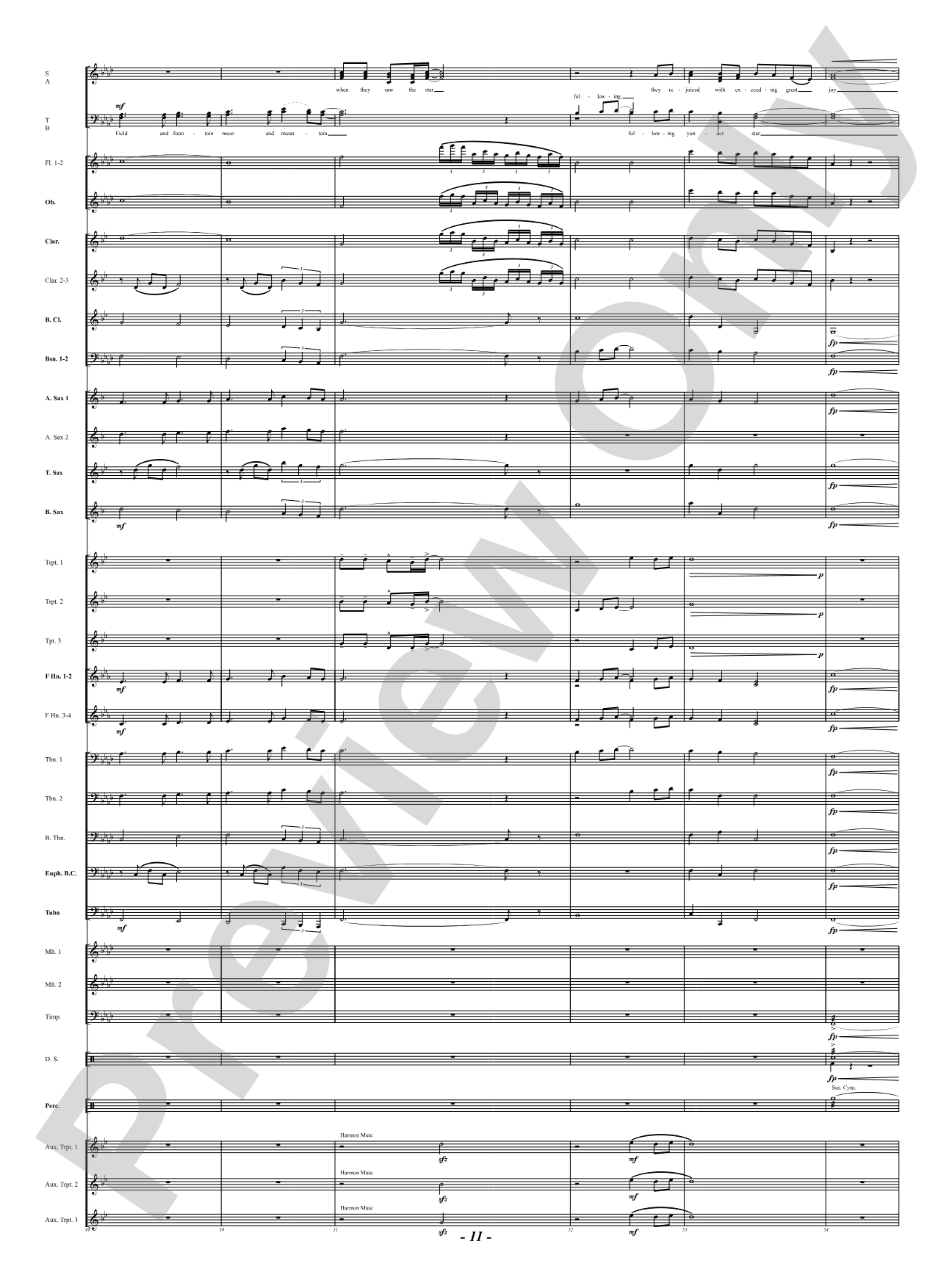 Rejoice With Exceeding Great Joy (for Concert Band and Choir): Concert Band Conductor Score & Parts