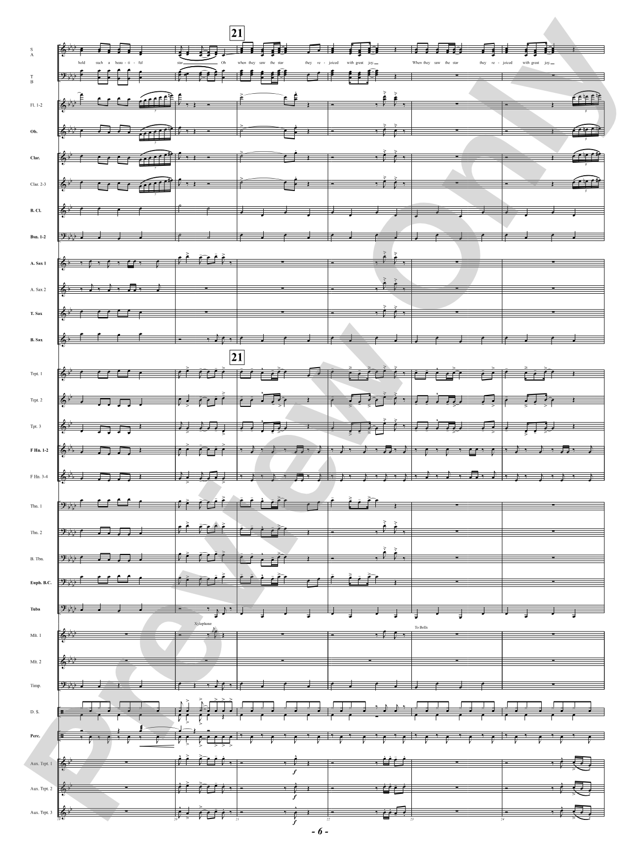 Rejoice With Exceeding Great Joy (for Concert Band and Choir): Concert Band Conductor Score & Parts