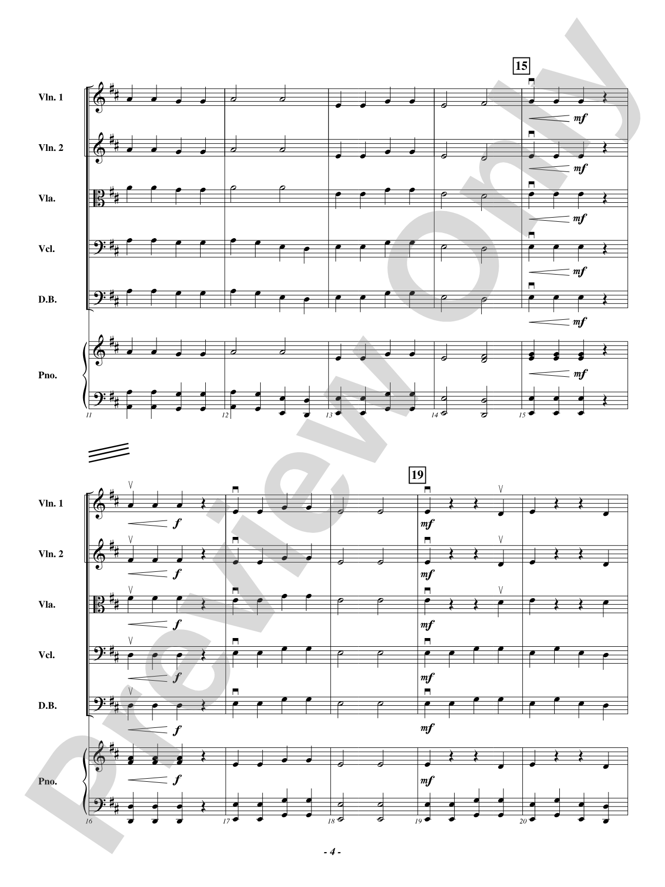 Monster Crossing: String Orchestra Conductor Score & Parts