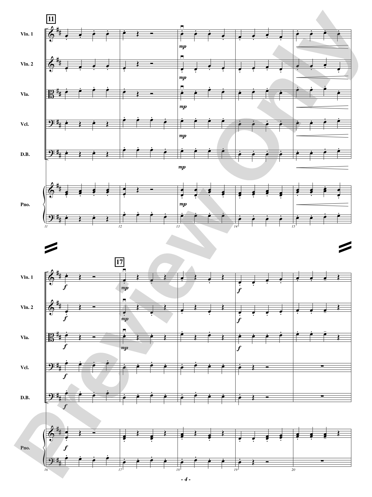 Go Go Staccato!: String Orchestra Conductor Score & Parts