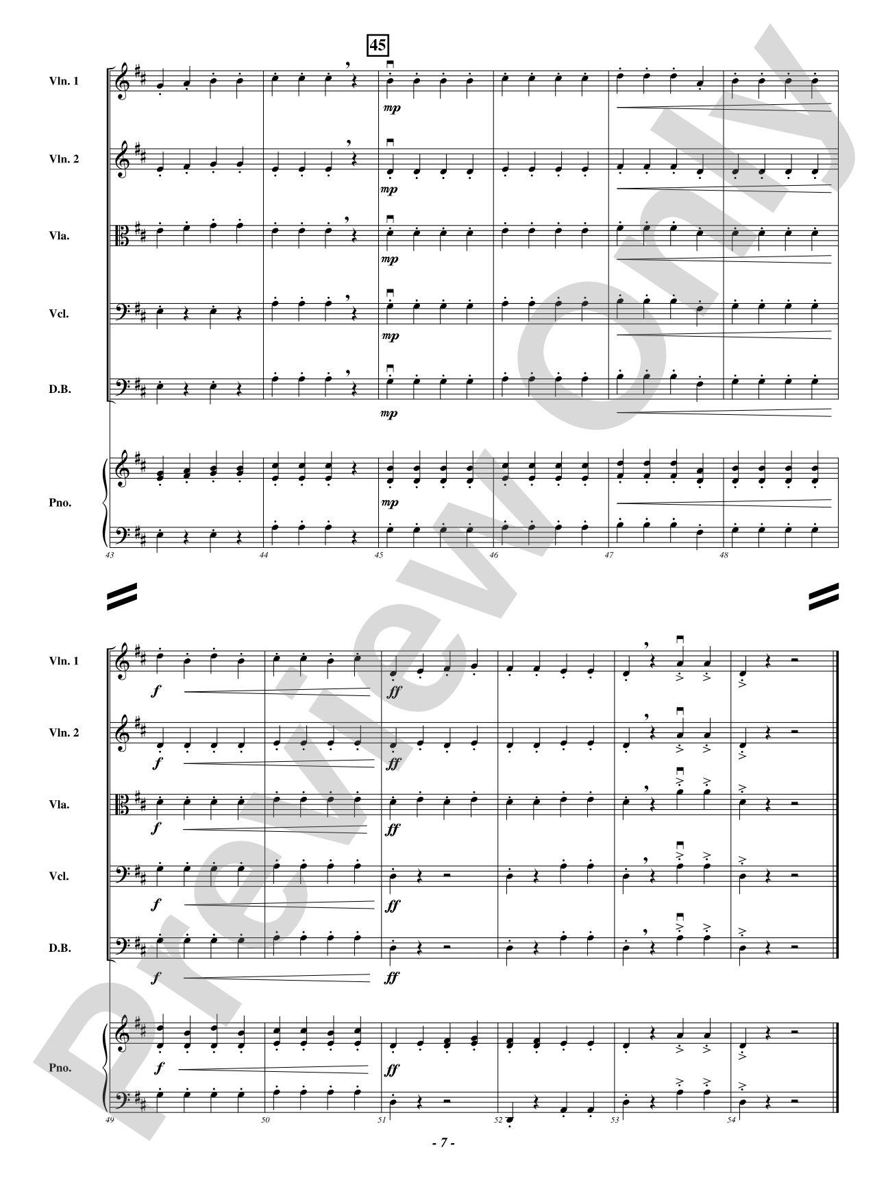 Go Go Staccato!: String Orchestra Conductor Score & Parts