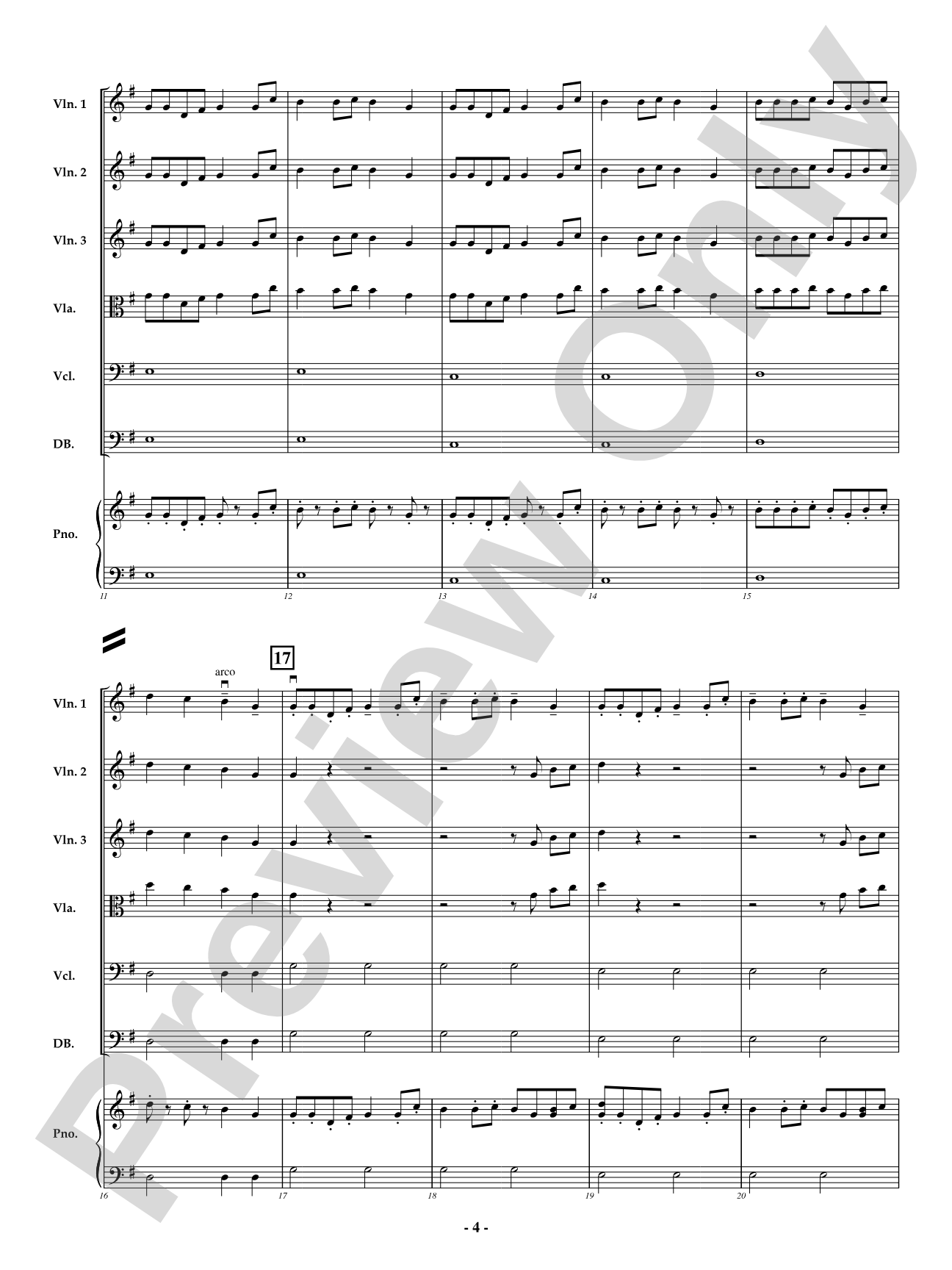 Ryukyu Folklore: String Orchestra Conductor Score & Parts