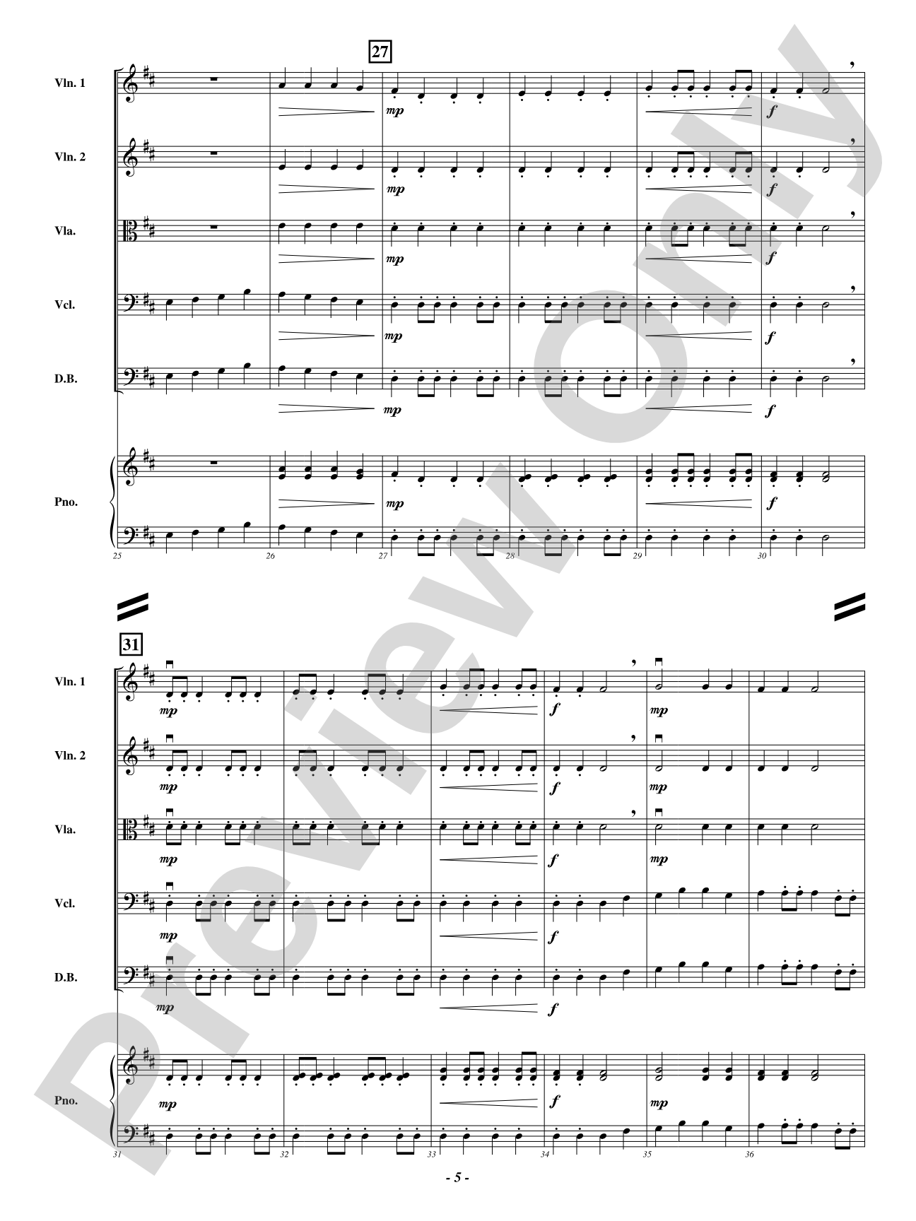 Procession Of The Cavaliers: String Orchestra Conductor Score & Parts