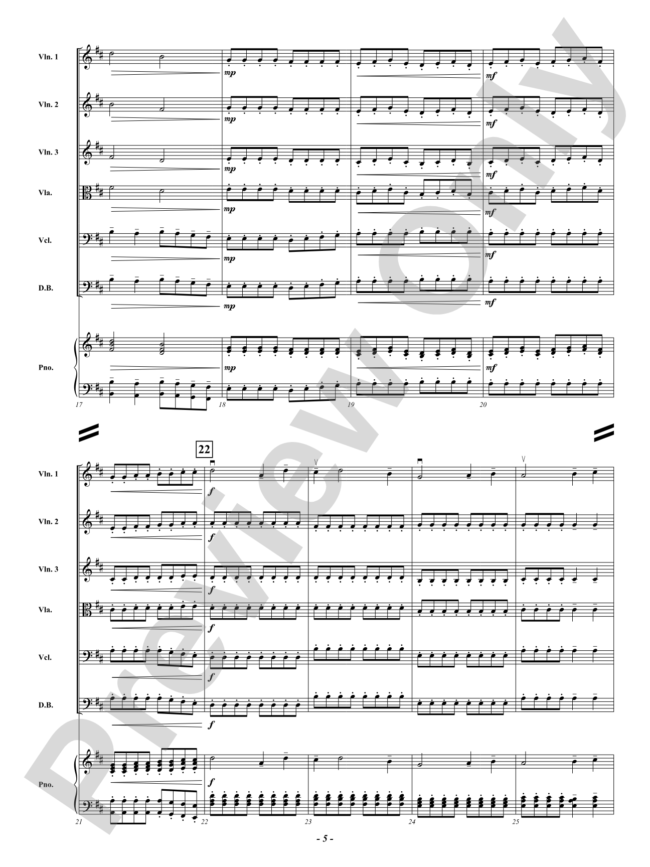 A Midwinter Daydream: String Orchestra Conductor Score & Parts