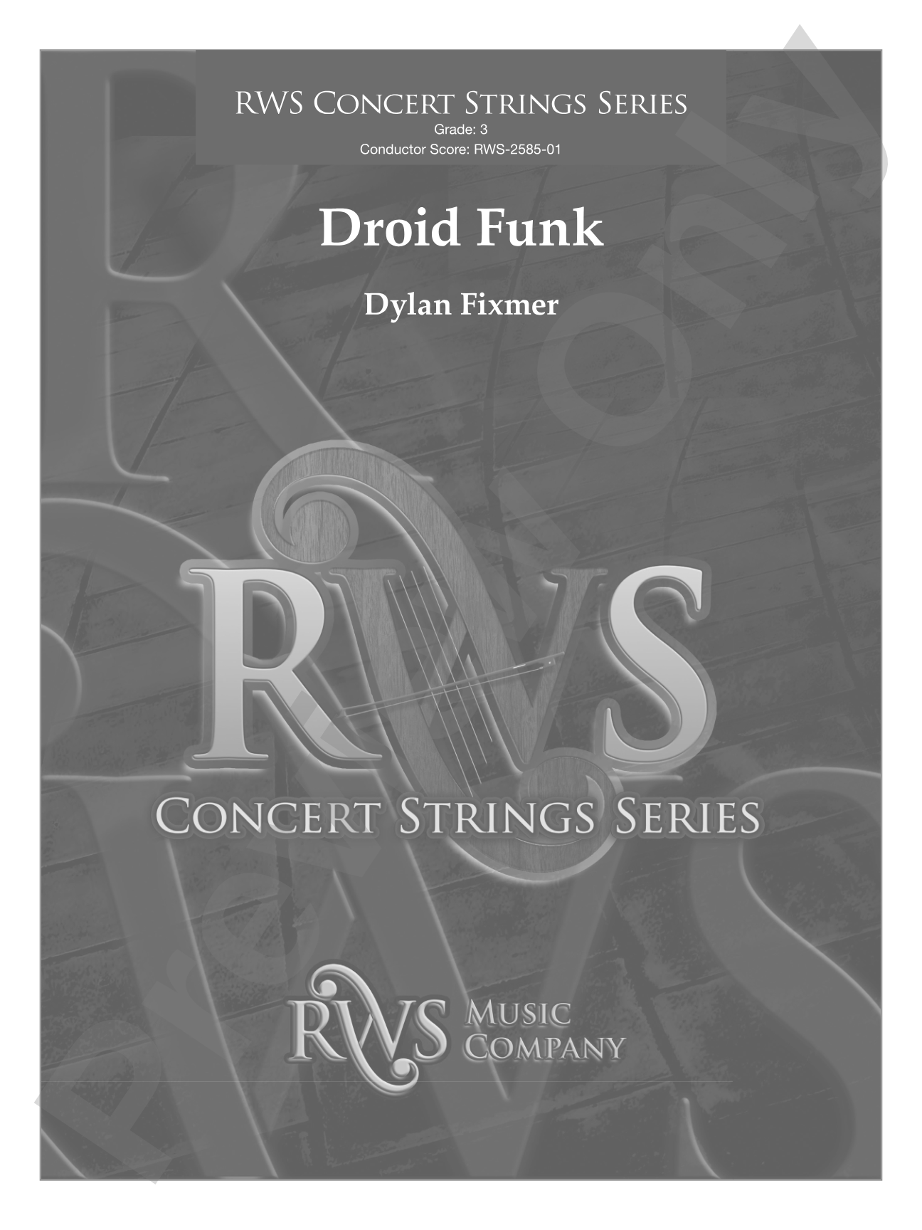 Droid Funk: String Orchestra Conductor Score & Parts